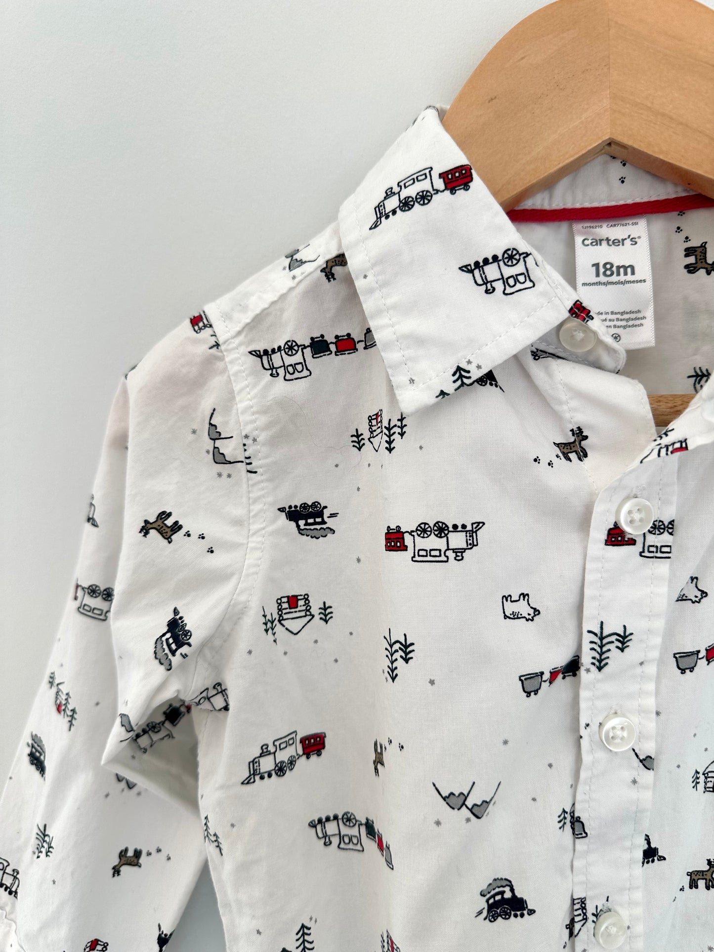 Train Collared Dress Shirt / 18m