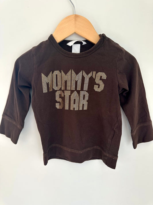 Mommy's Star Top / 9-12m