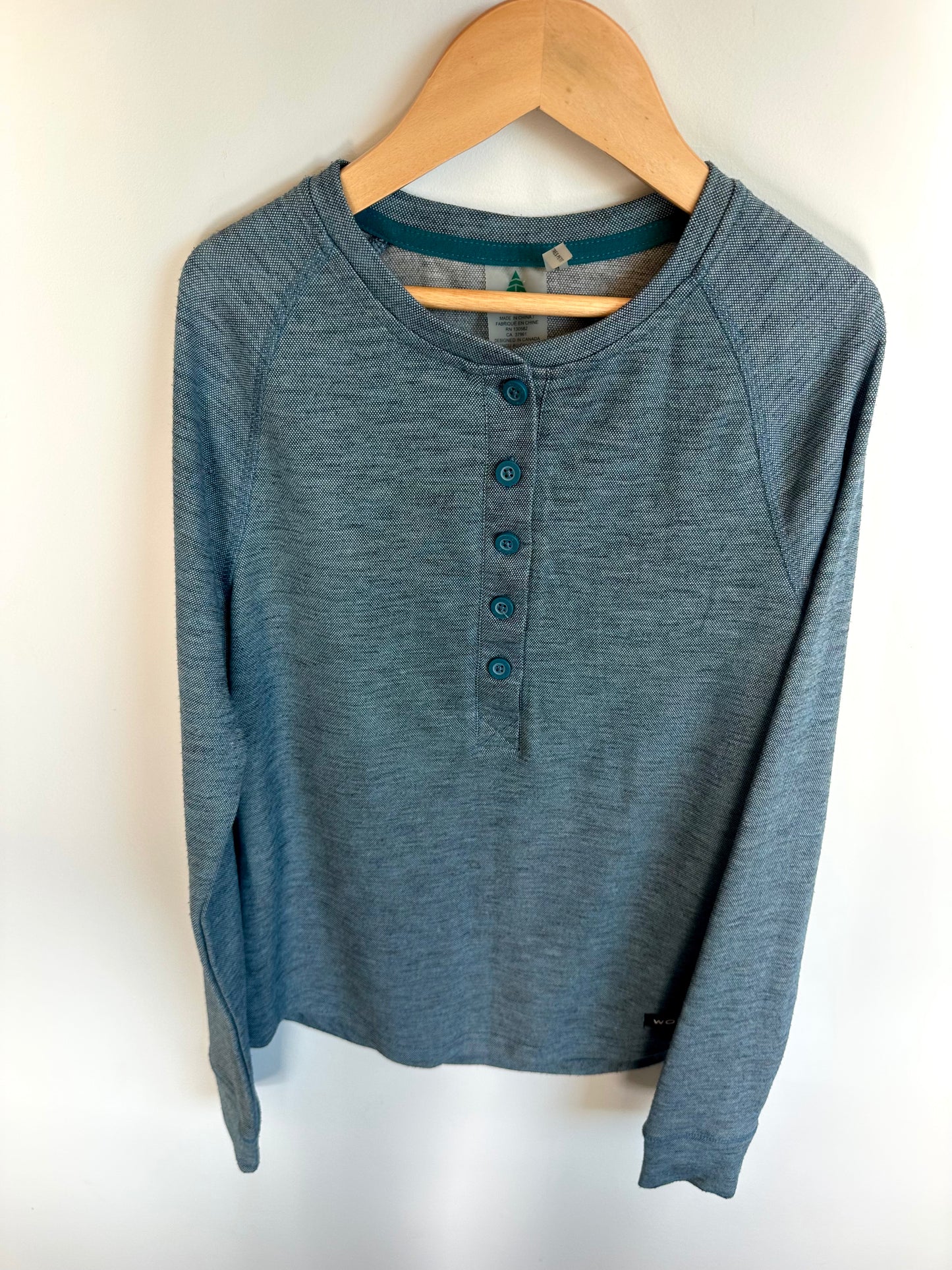 Woods Blue Rayon Blend Long Sleeve / 10-12 years