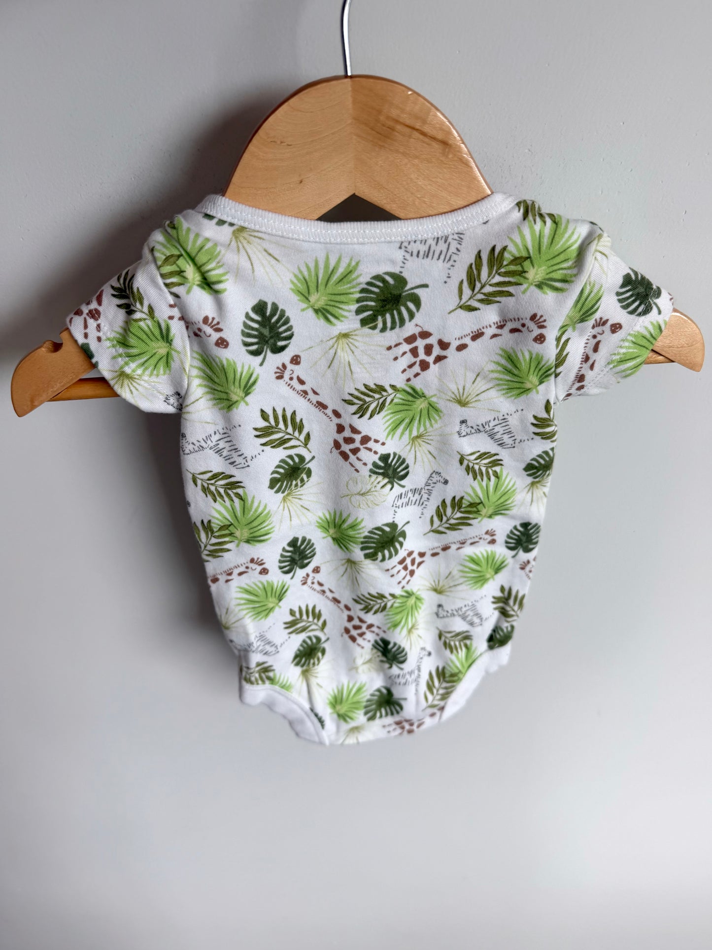 Giraffe Leaf Bodysuit / 0-3m