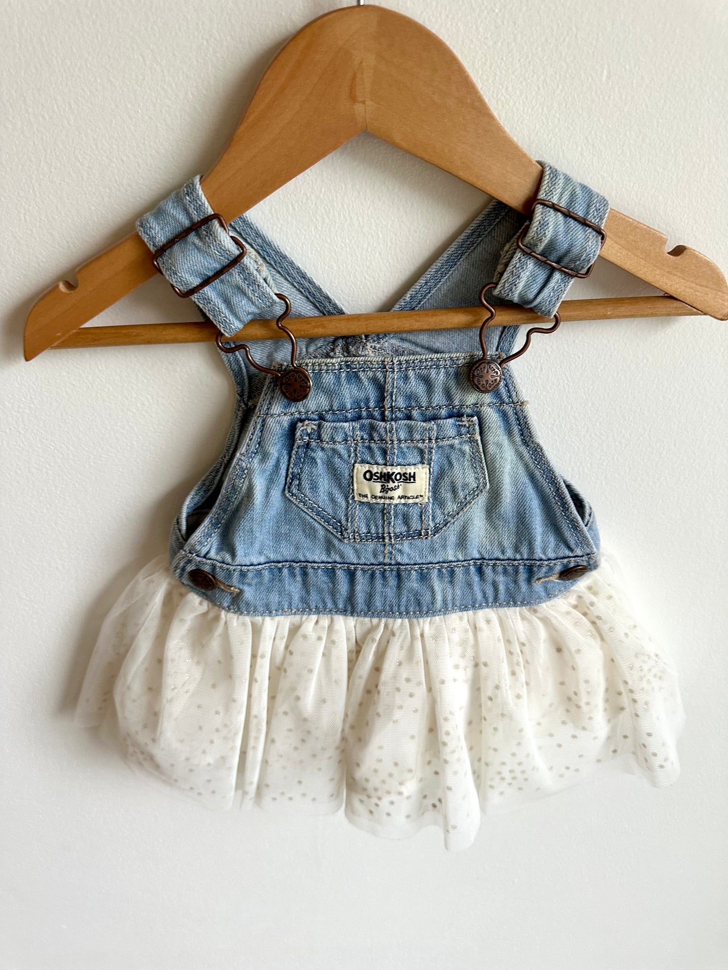 Overall Denim and Tulle Dress / 3m