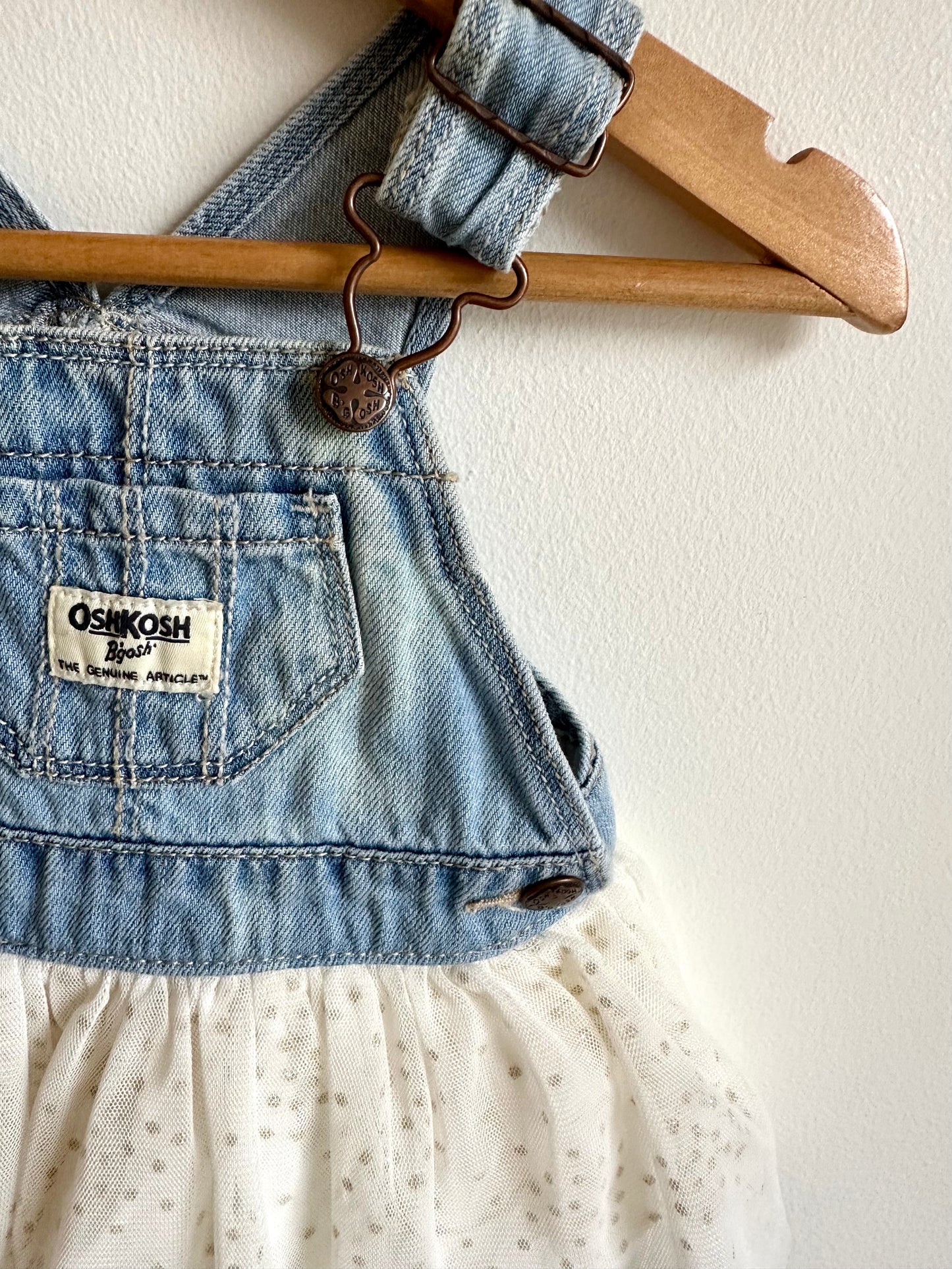 Overall Denim and Tulle Dress / 3m