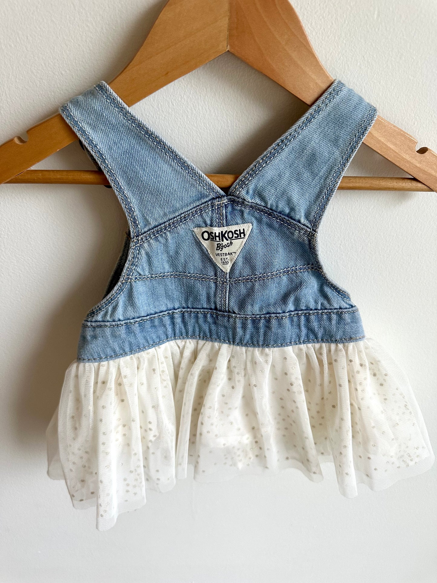 Overall Denim and Tulle Dress / 3m