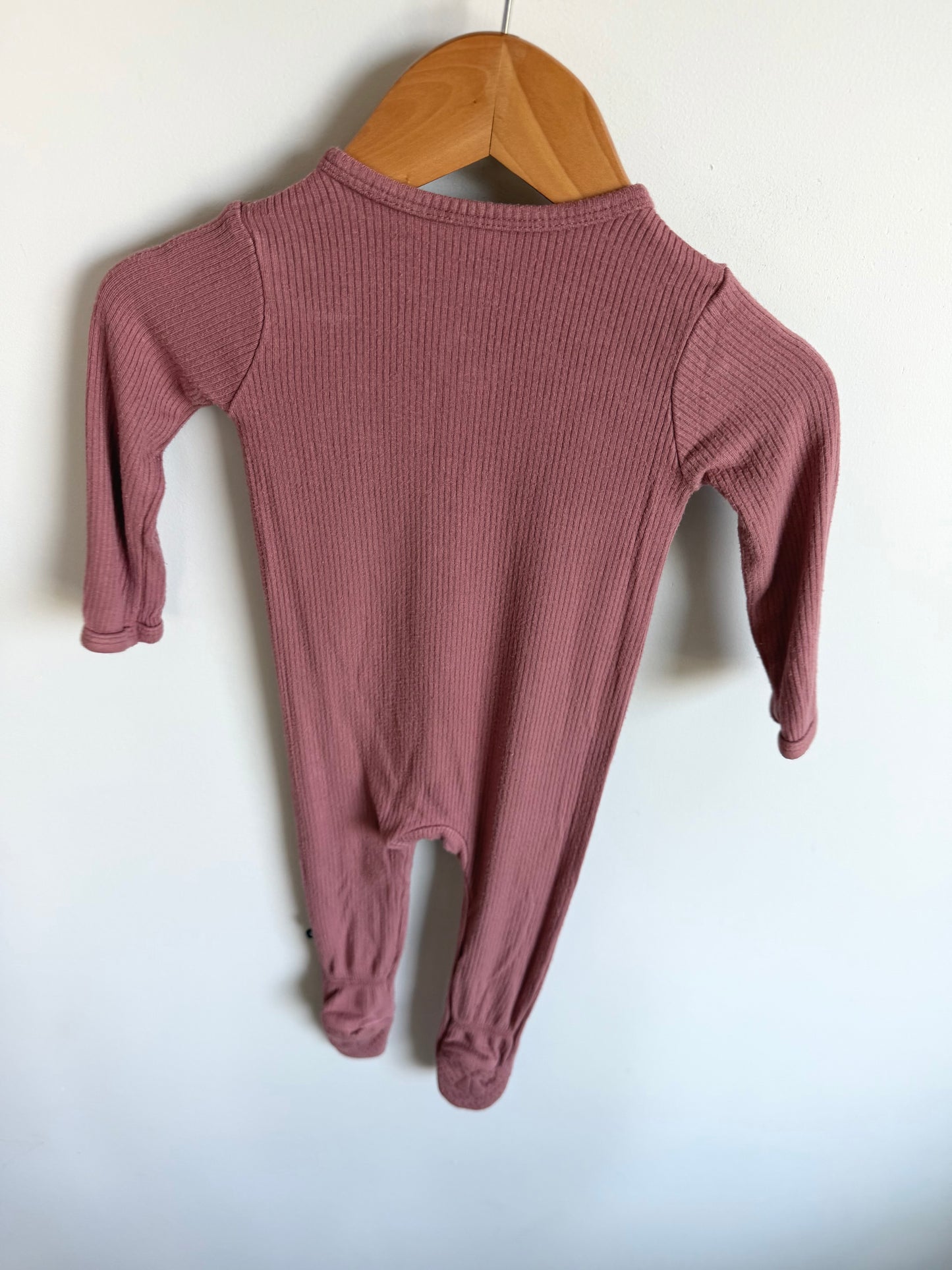 Kyte Ribbed Rouge Bamboo Sleeper / 6-12m