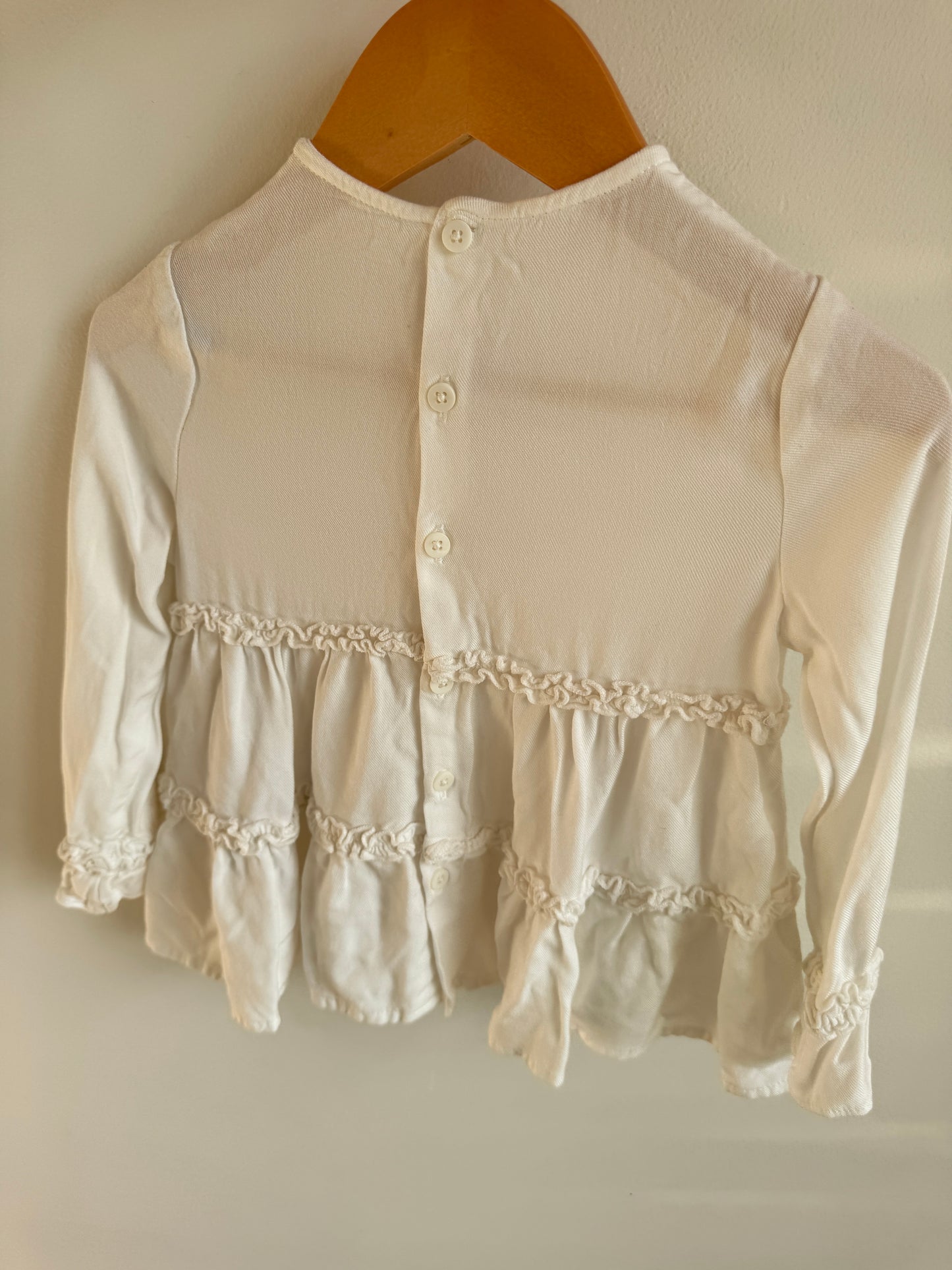 Mayoral White Long Sleeve / 2T