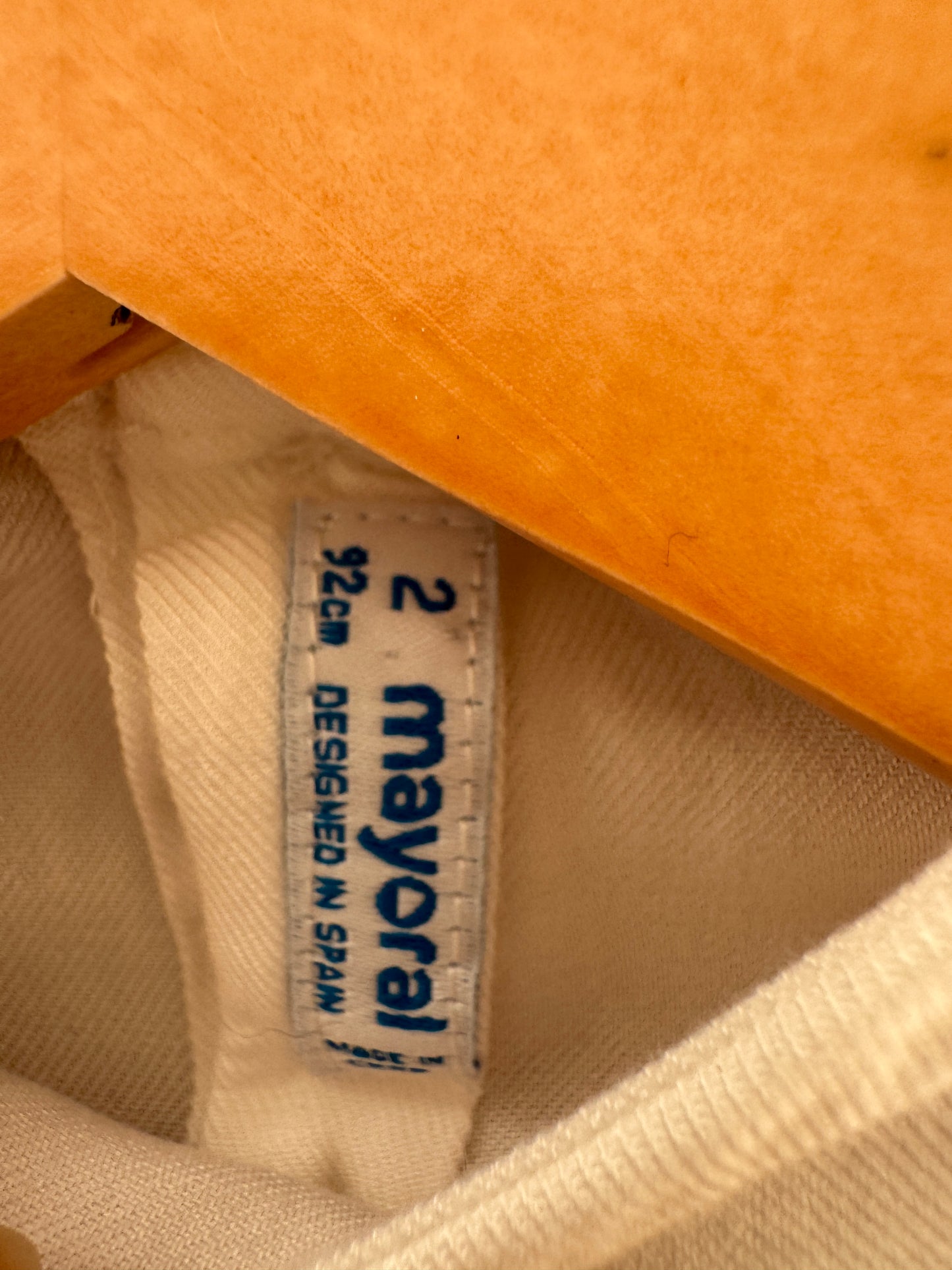 Mayoral White Long Sleeve / 2T