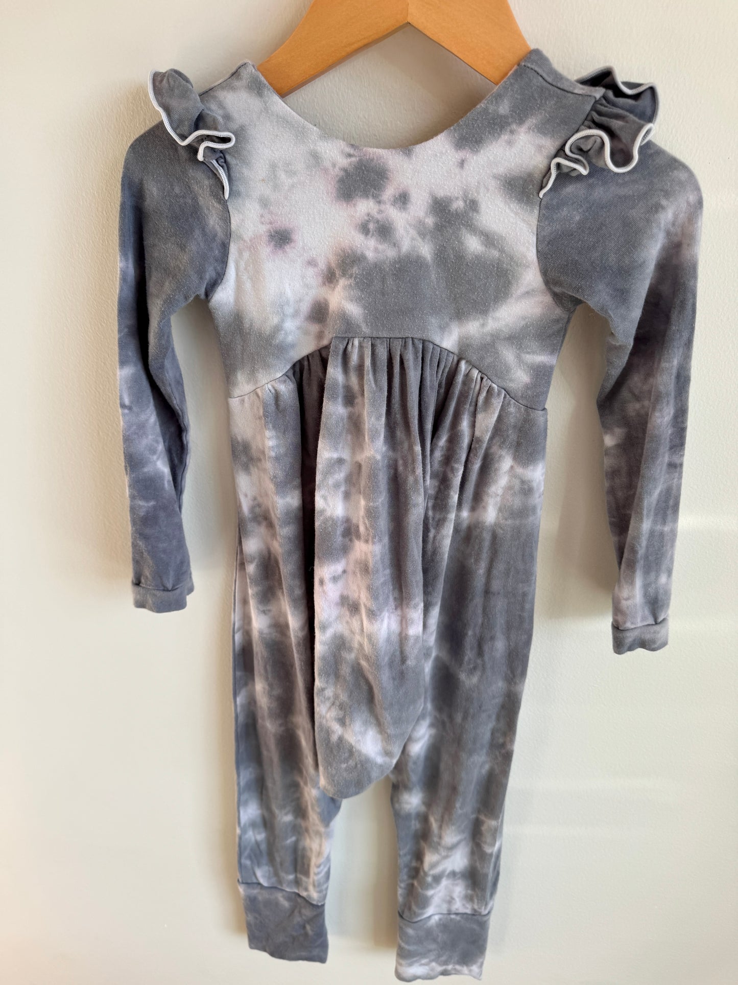 Bella's Babes Bamboo Ruffle Jumpsuit / 3T