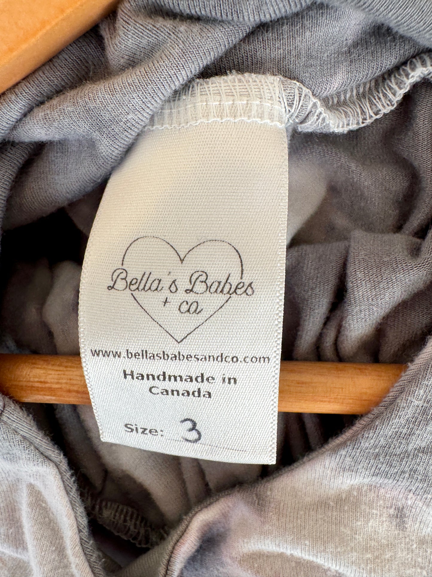Bella's Babes Bamboo Ruffle Jumpsuit / 3T