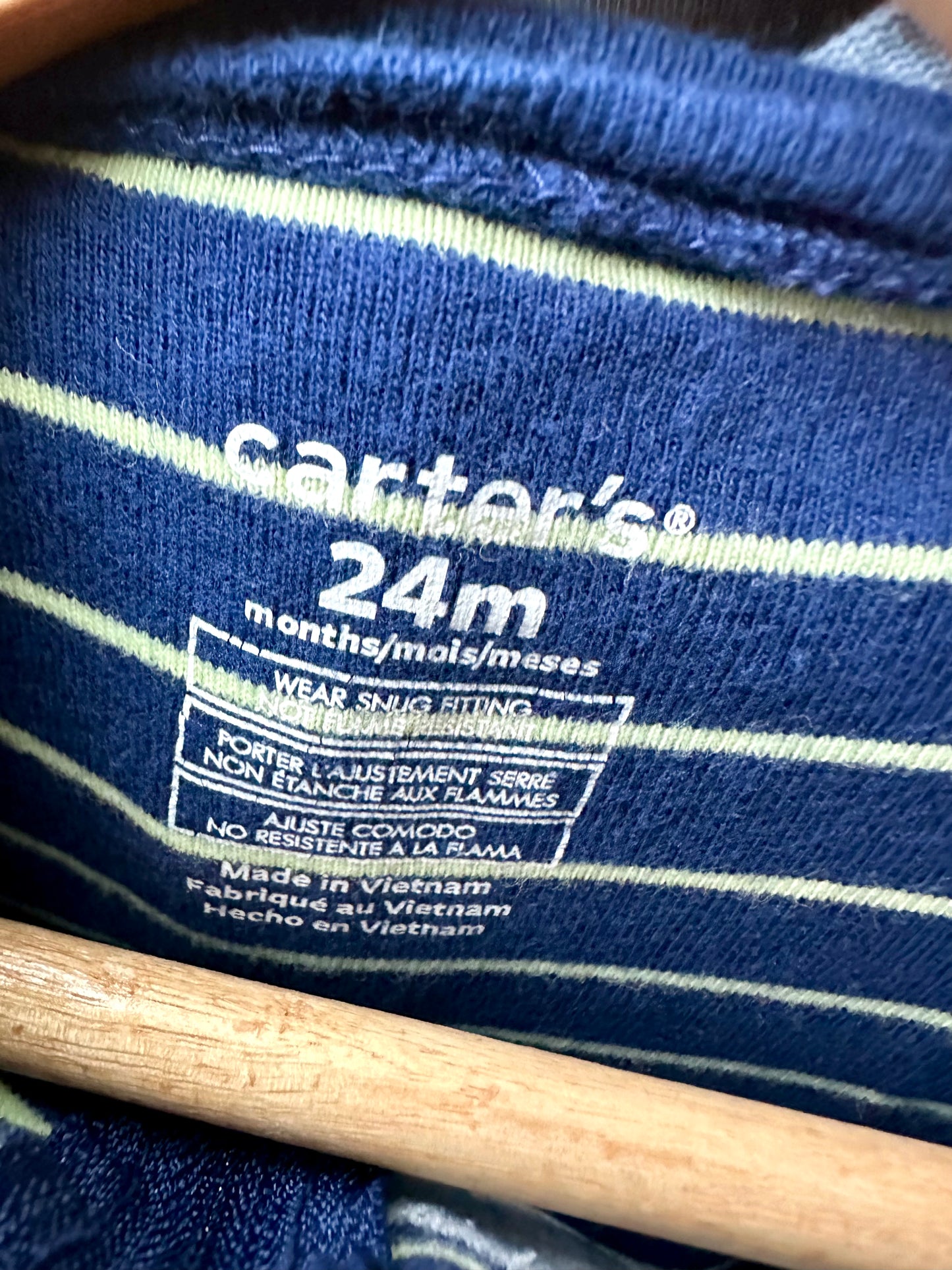 Chameleon Striped Sleeper / 24m