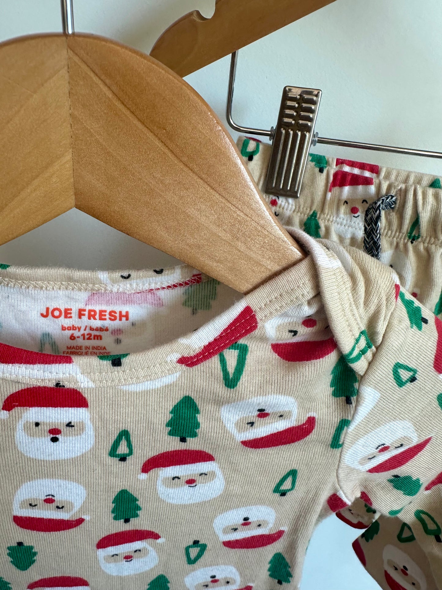 Santa Bodysuit + Pants Set / 6-12m