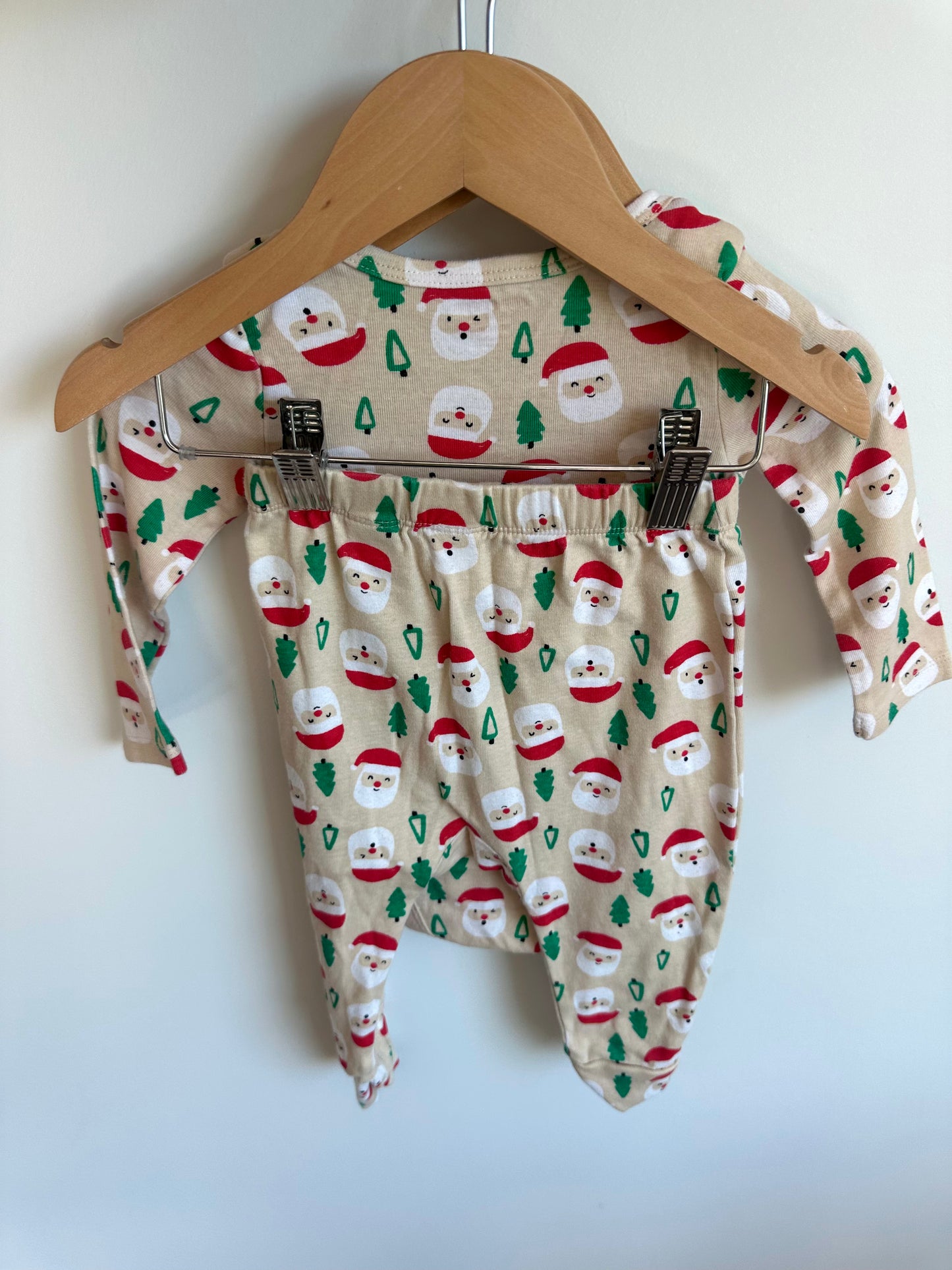Santa Bodysuit + Pants Set / 6-12m