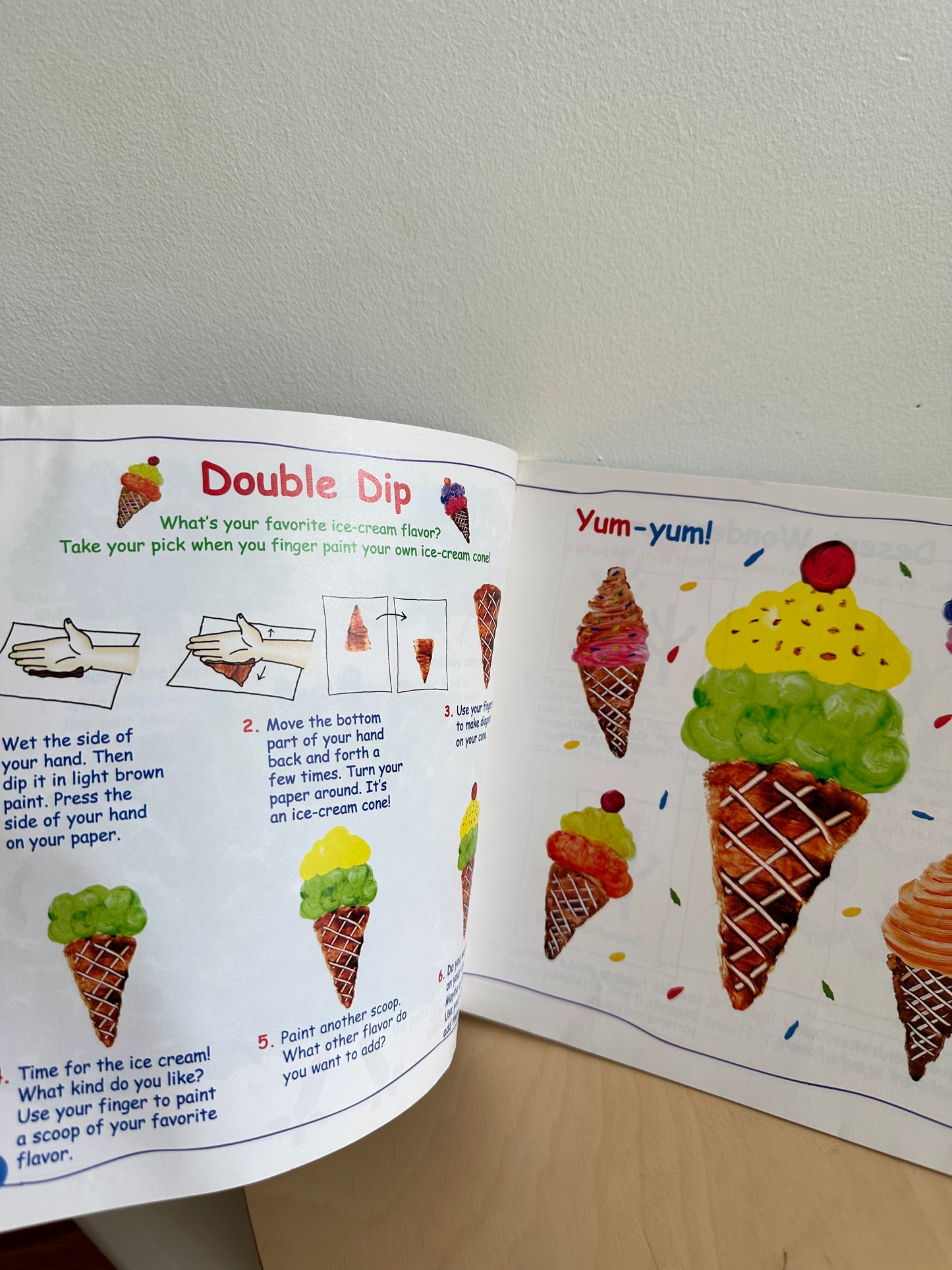 Finger Painting Book / 3-7 years