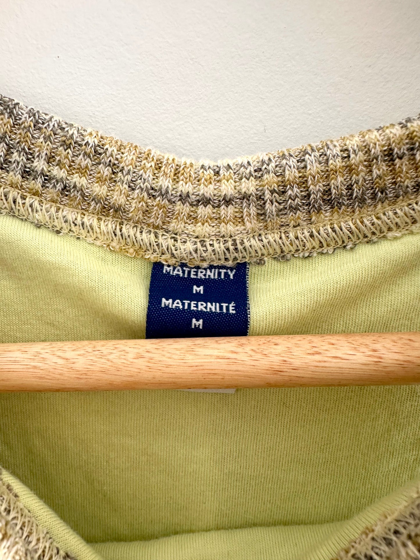 Tank Ribbed Maternity Dress / Medium