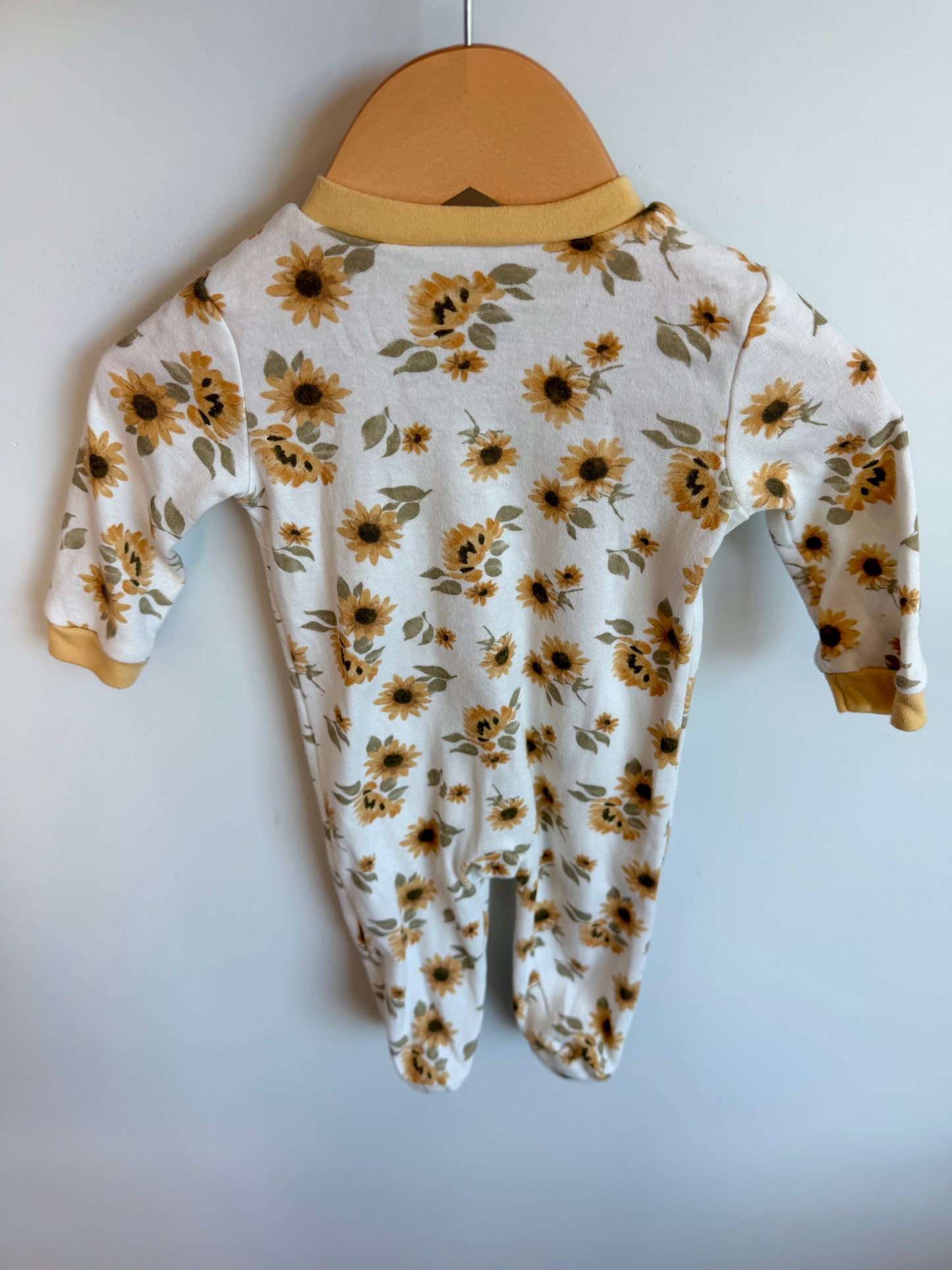 Sunflower Footed Sleeper / 3-6m