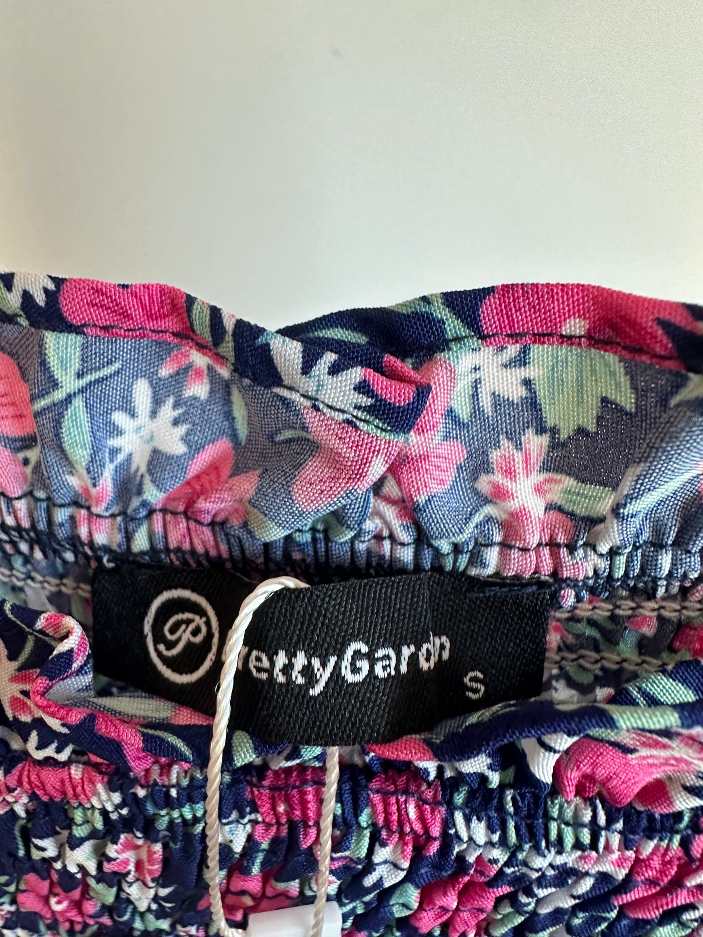 Rib Floral Dress (With Tags) / S