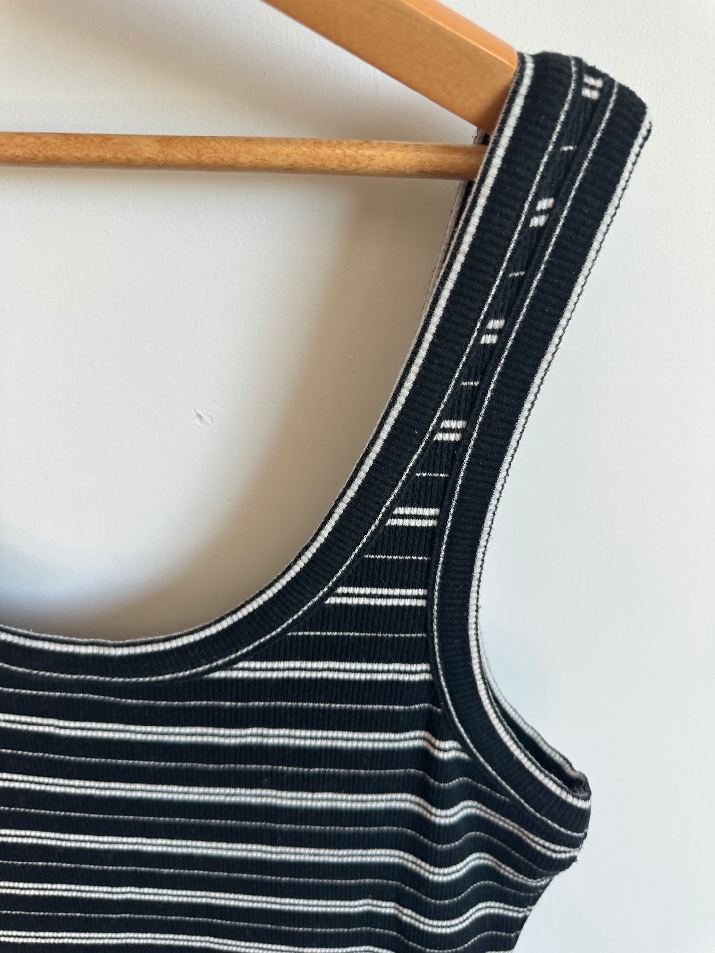 Thyme Striped Rib Tank Dress / XS