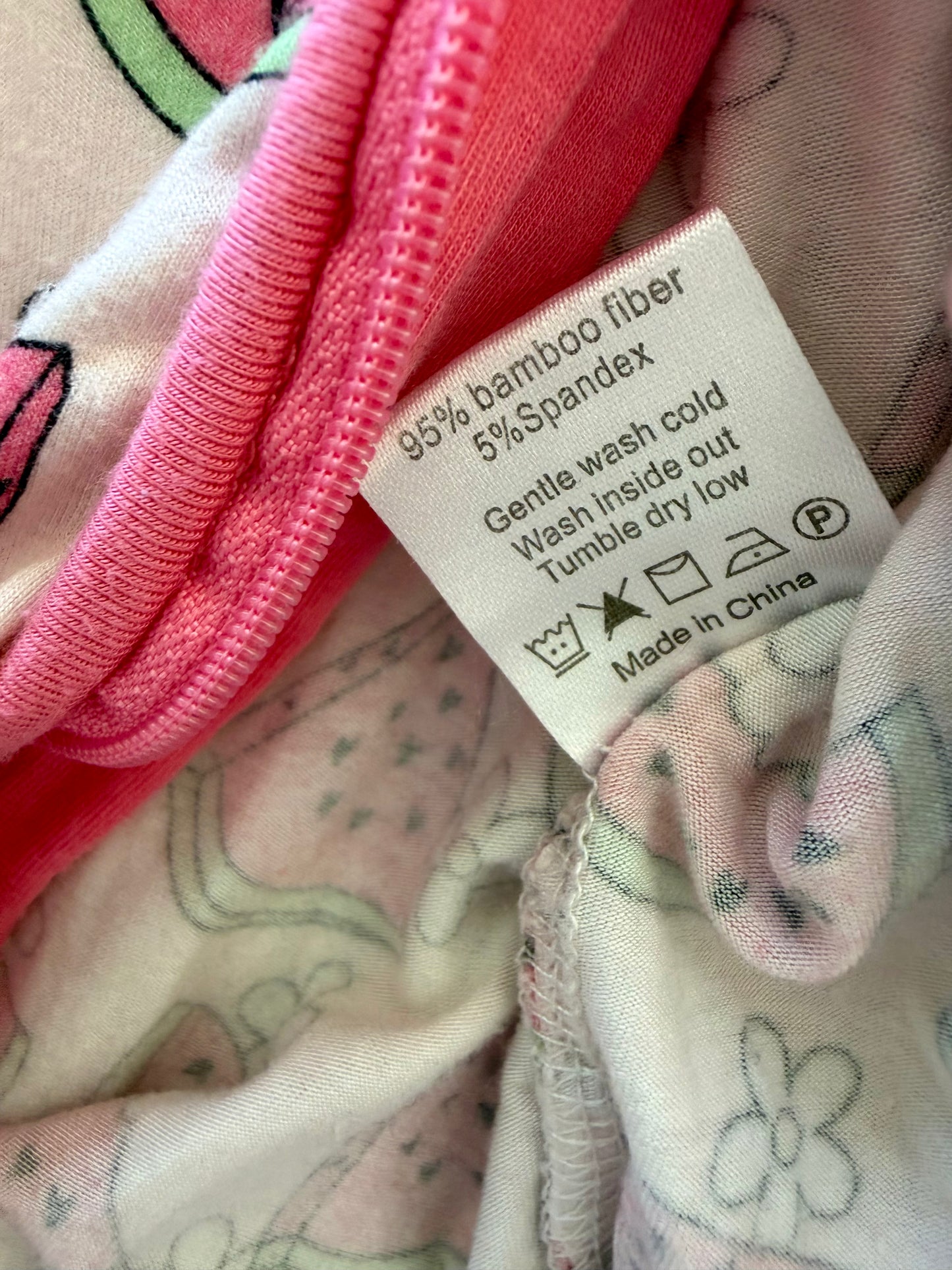 Watermelon Bamboo Sleeper / 3-6m