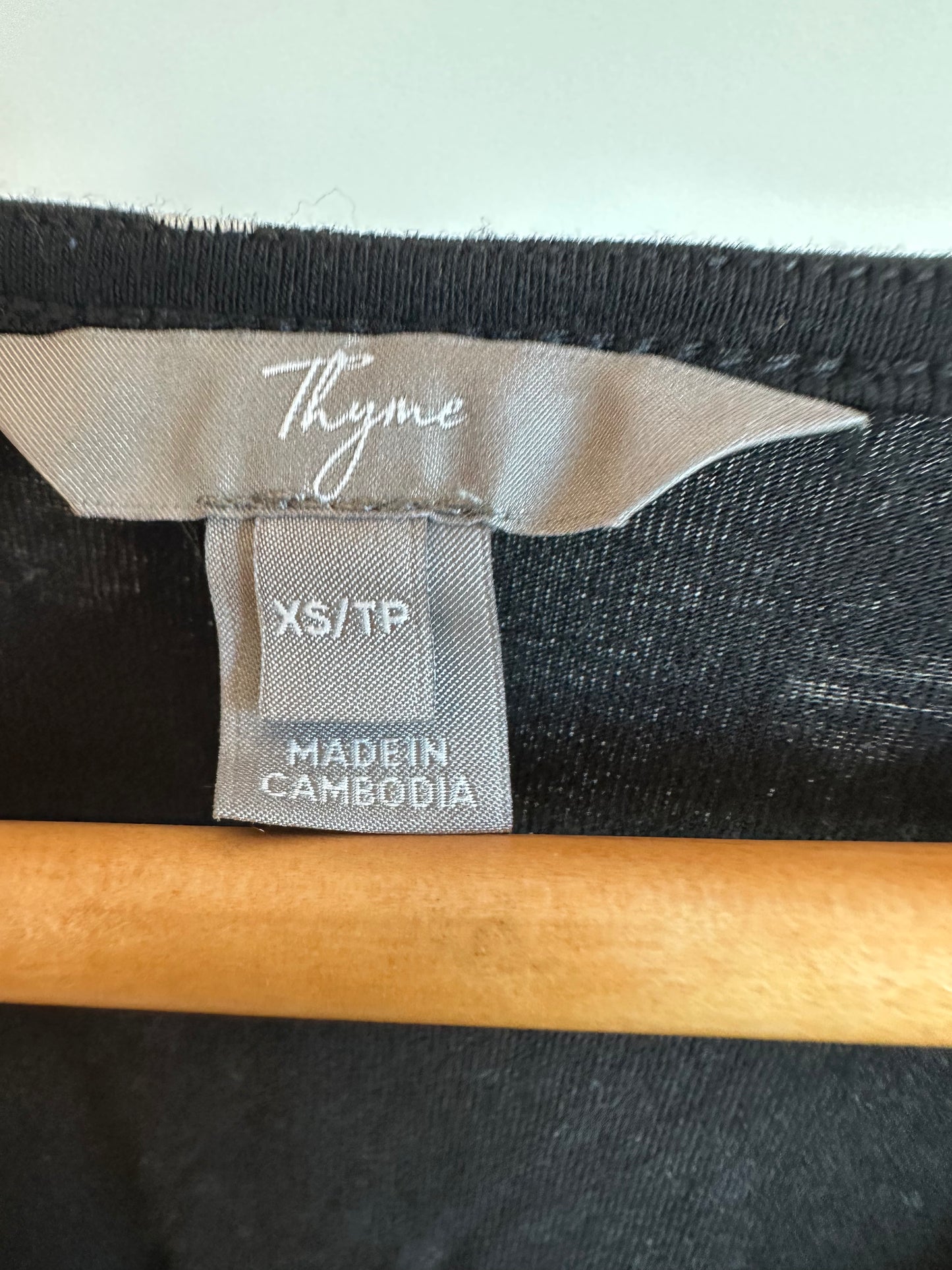 Thyme Viscose Polka Dot Top / XS
