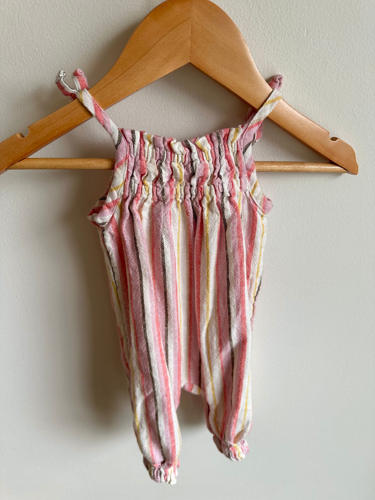 Vertical Stripe Jumpsuit / 0-3m