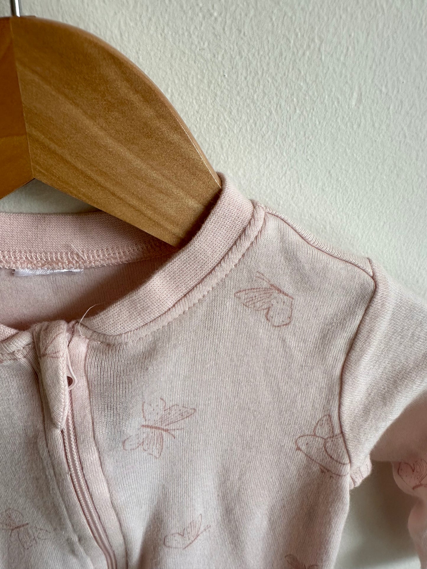 Blush Bird + Butterfly Sleeper / 2-4m?