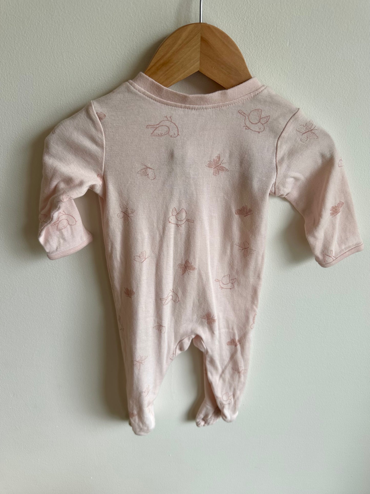 Blush Bird + Butterfly Sleeper / 2-4m?