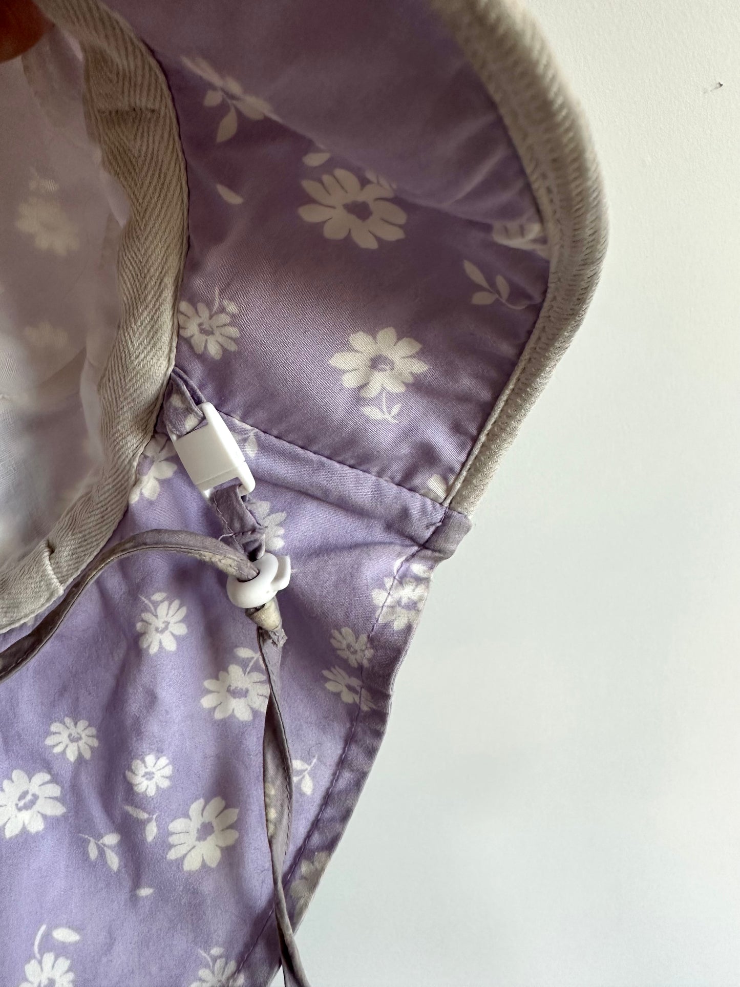 Jan & Jul Purple Daisy Hat / L (2-5 years)