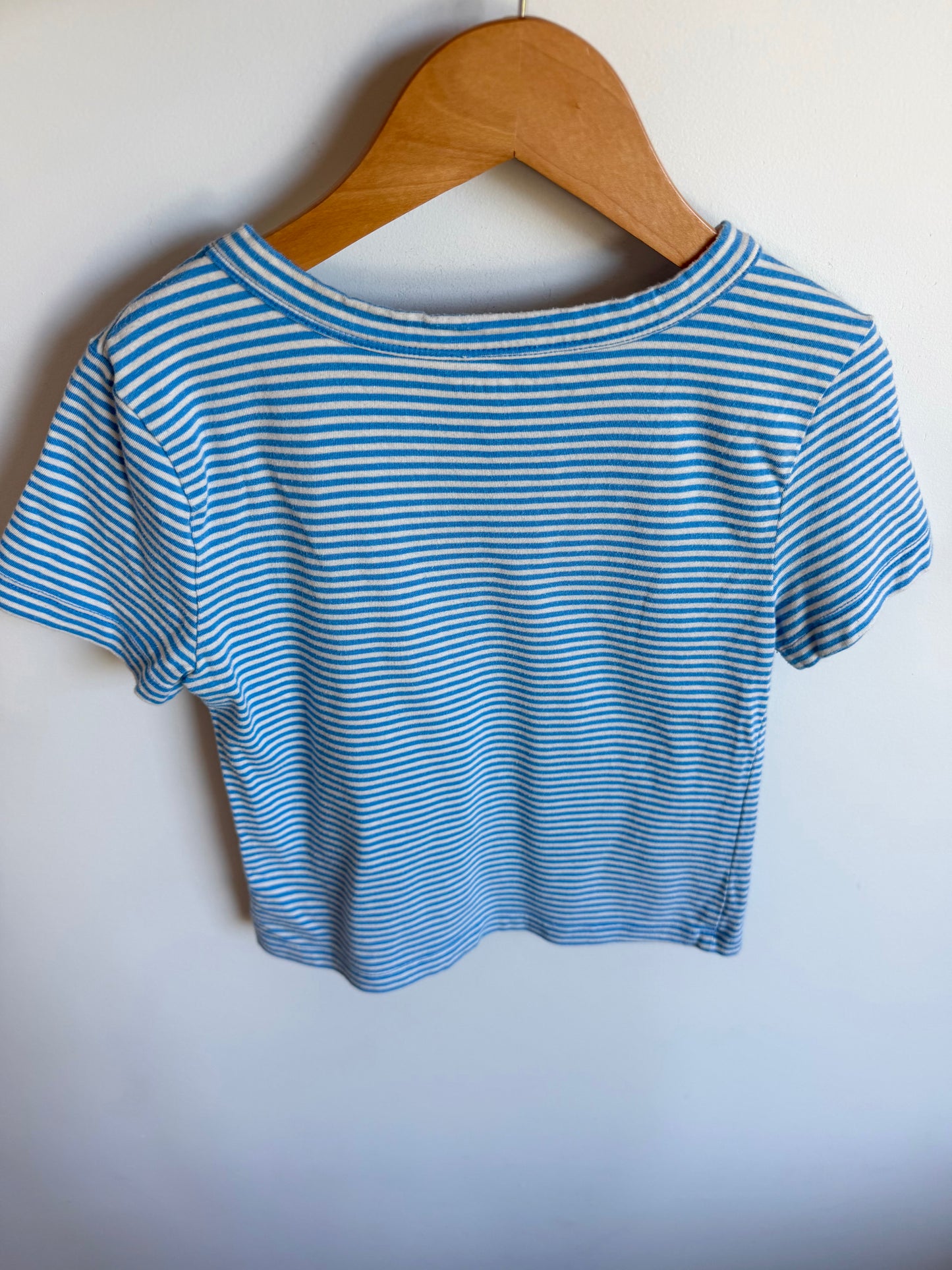 Blue Striped Fitted T-Shirt / 10-11 years (Lg)