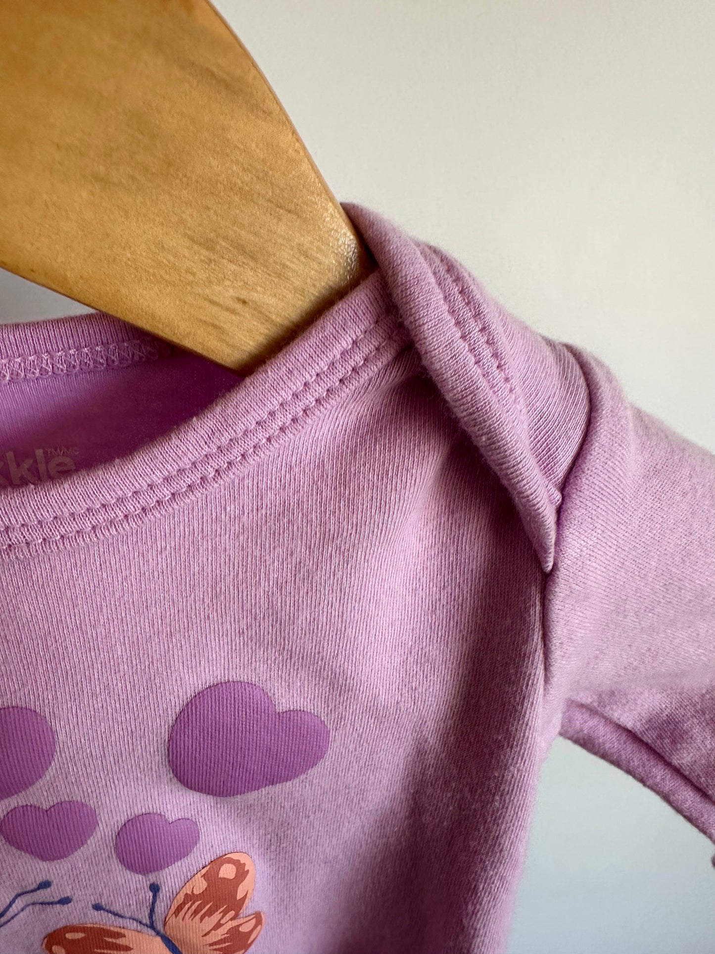 Lavender Butterfly Bodysuit / 3m