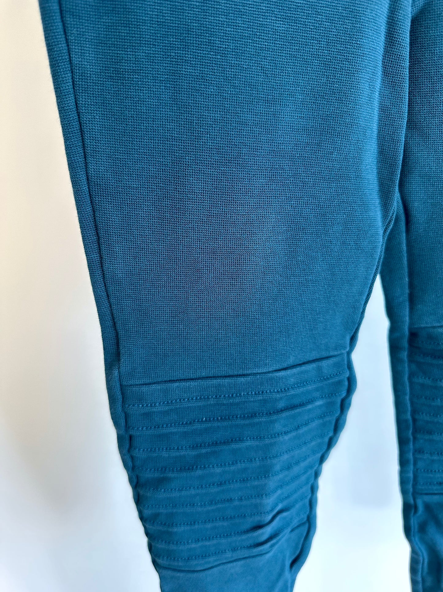 Tea Collection Teal Knit Pants with Knee Detail / 8 years