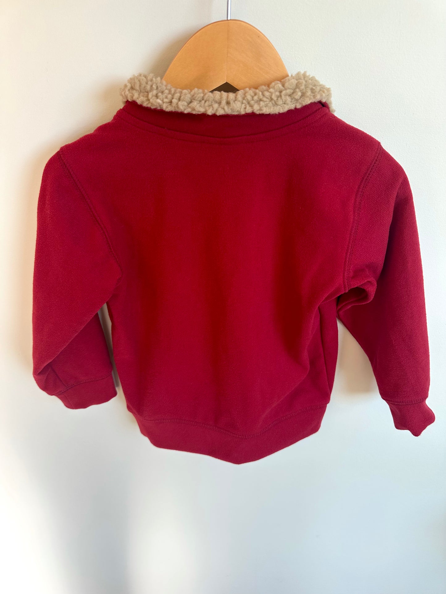 Red Half Zip Fleece Sweater / 2T