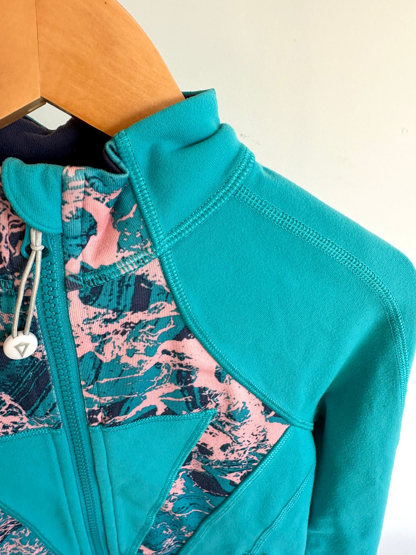 Ivviva (Lulu) Teal Zip Long Sleeve / 8 years