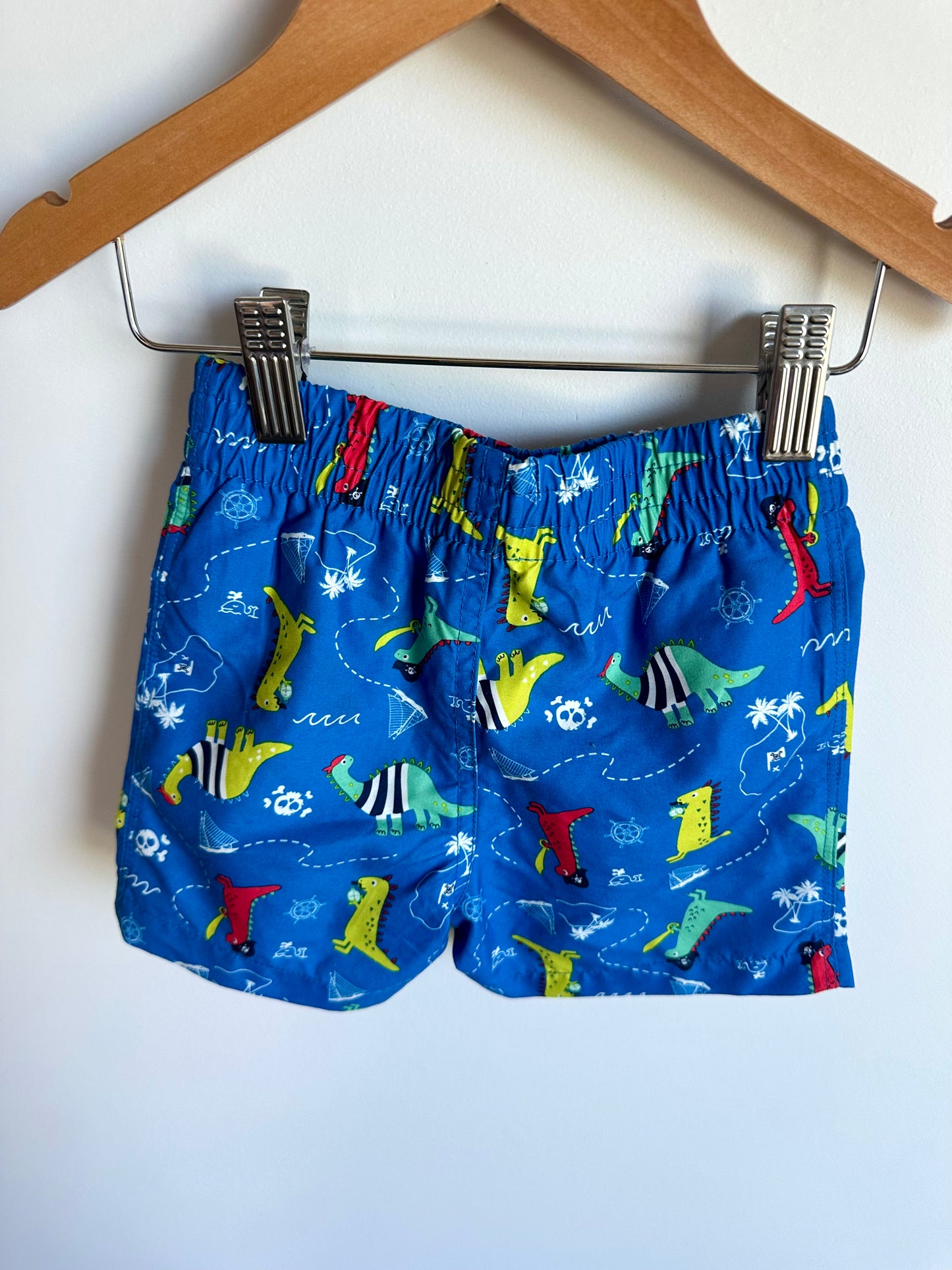 Pirate Dino Swim Shorts / 12-18m