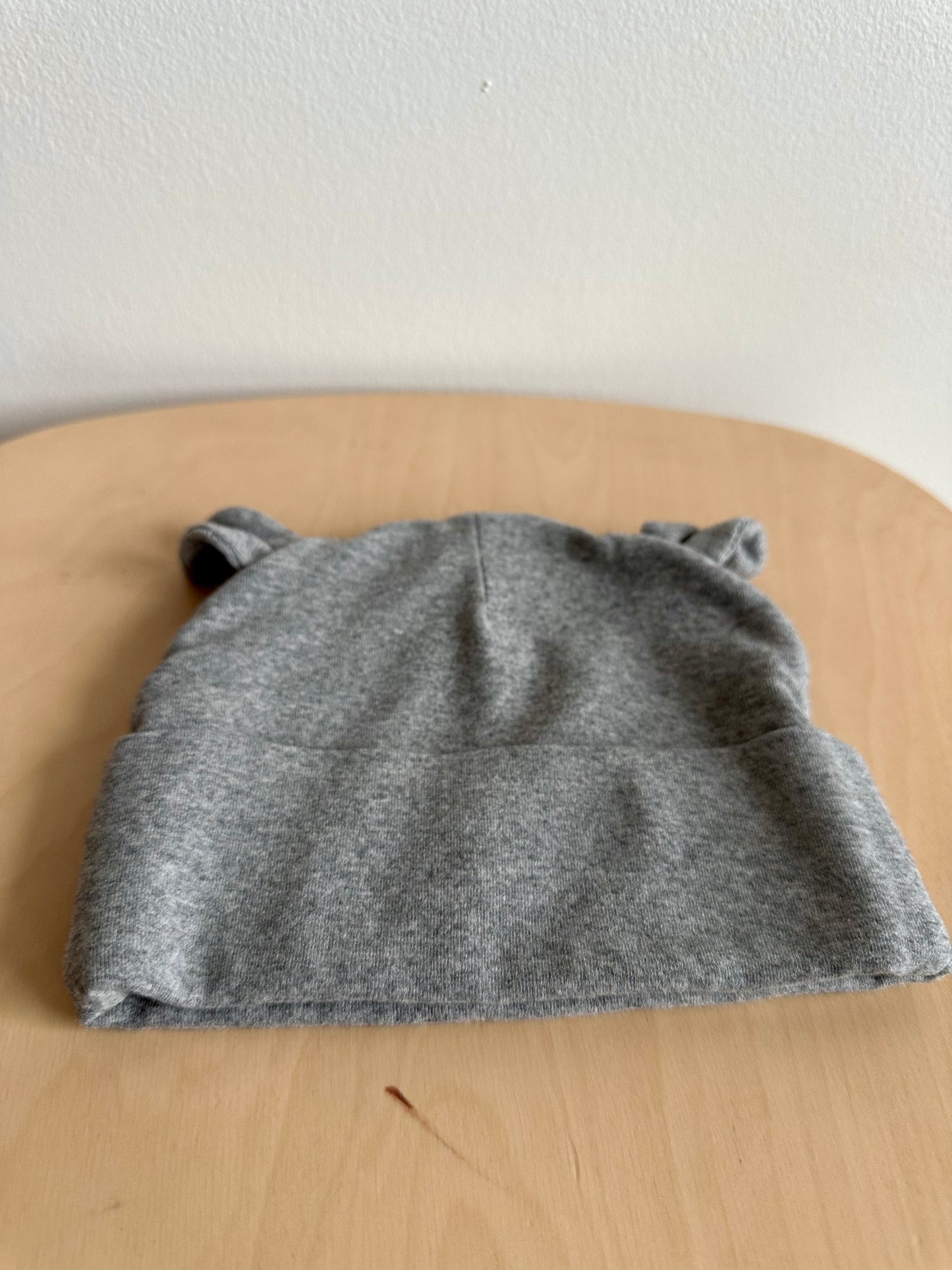 Grey Bear Ear Toque / 6-12m?