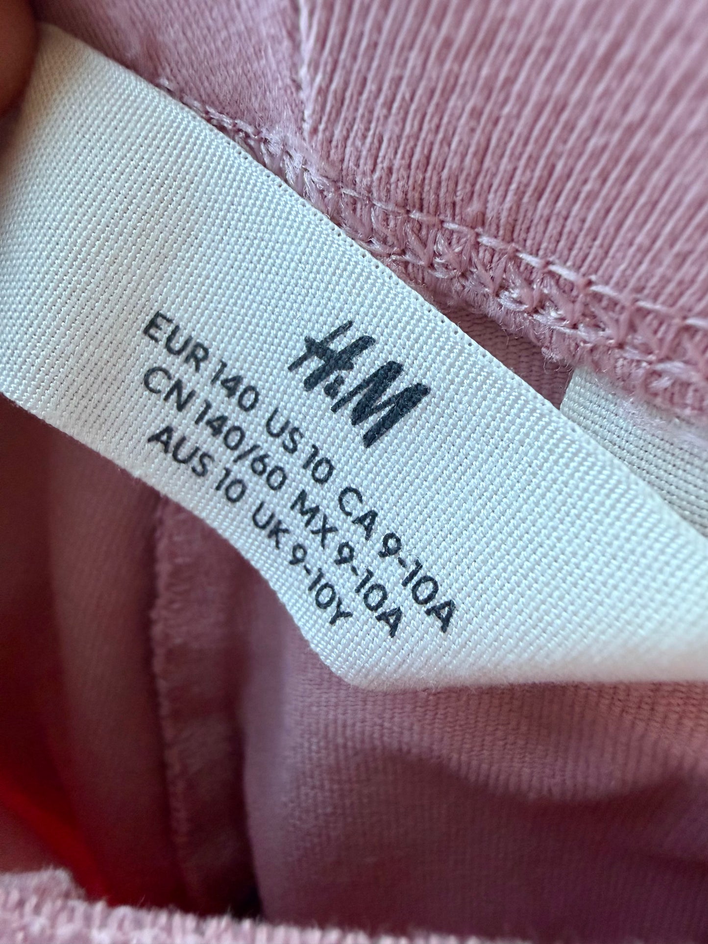 H&M Light Rose Leggings / 9 years