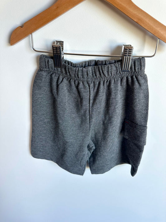 Grey Shorts with Side Pocket / 2T