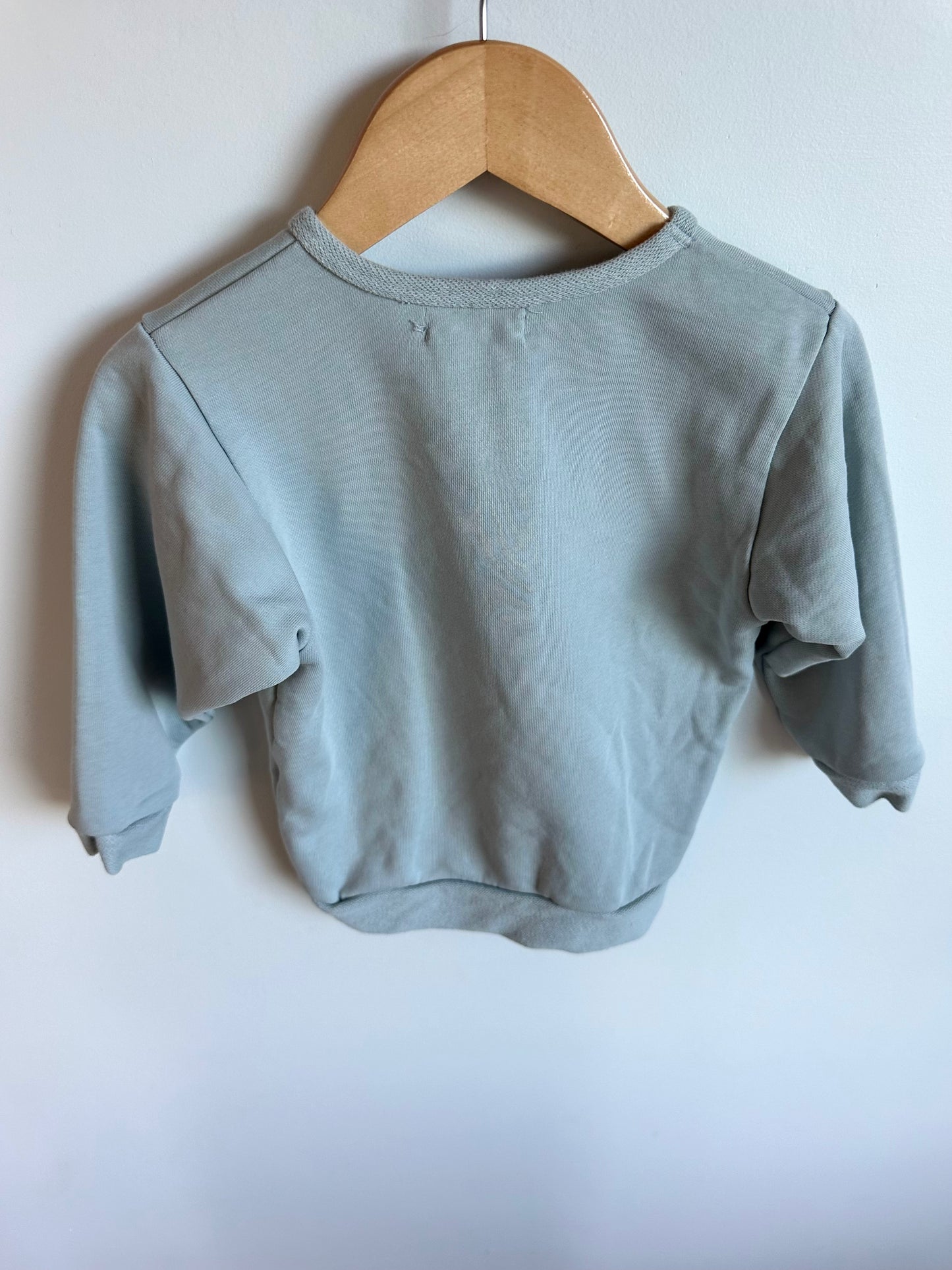 Knit Blue Crewneck / 2-3T
