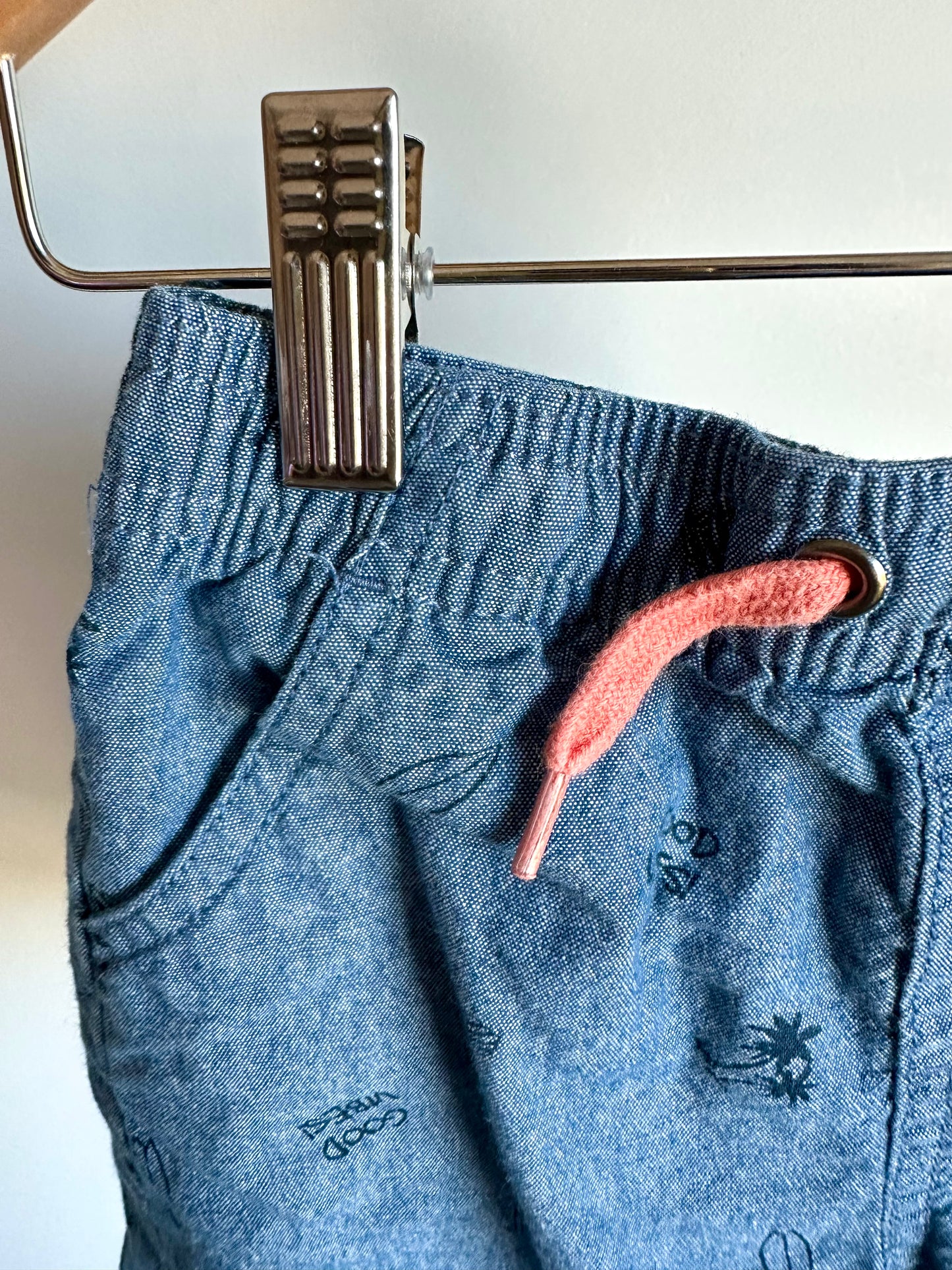 Good Vibes Blue Shorts / 18-24m