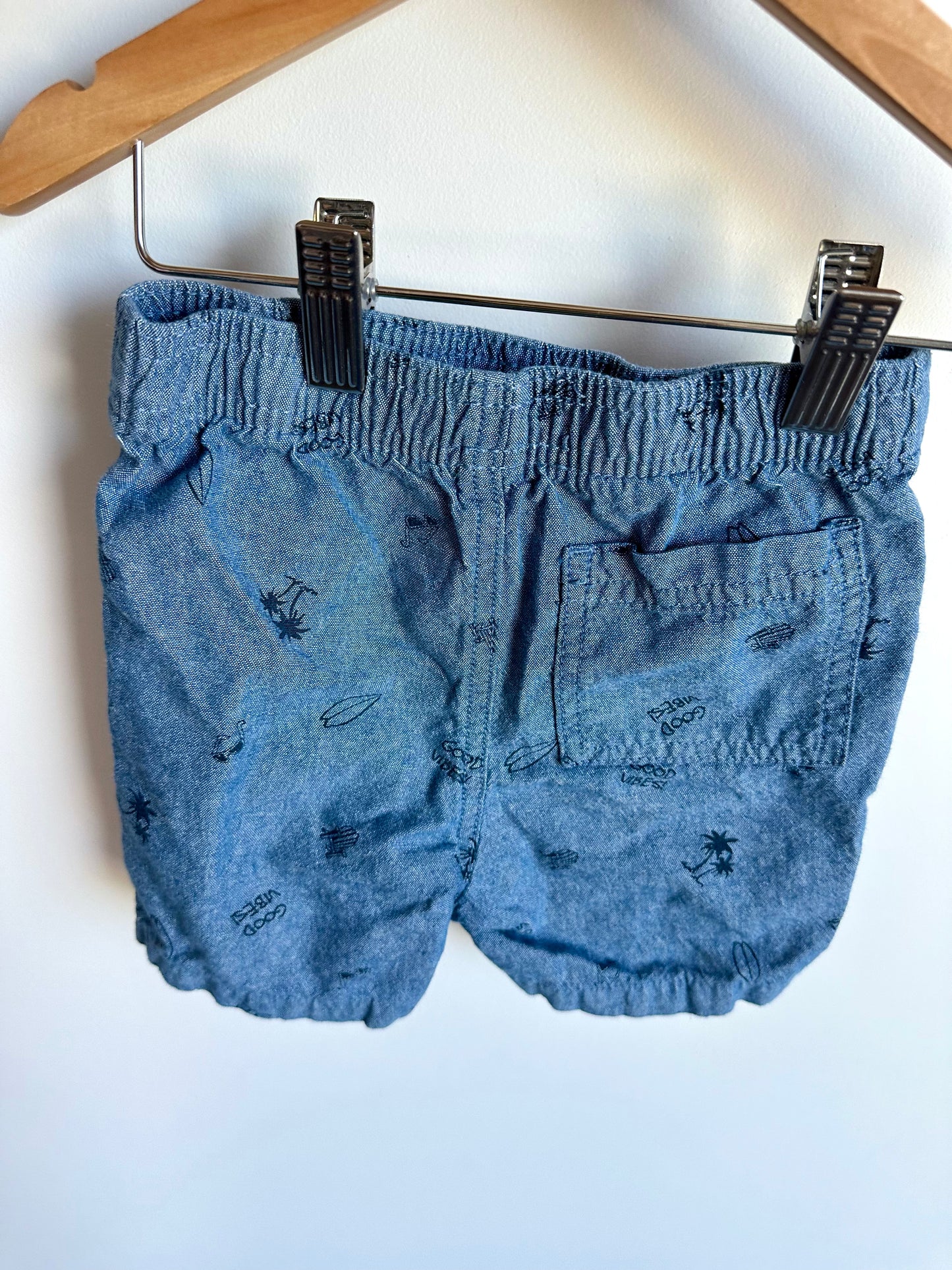 Good Vibes Blue Shorts / 18-24m