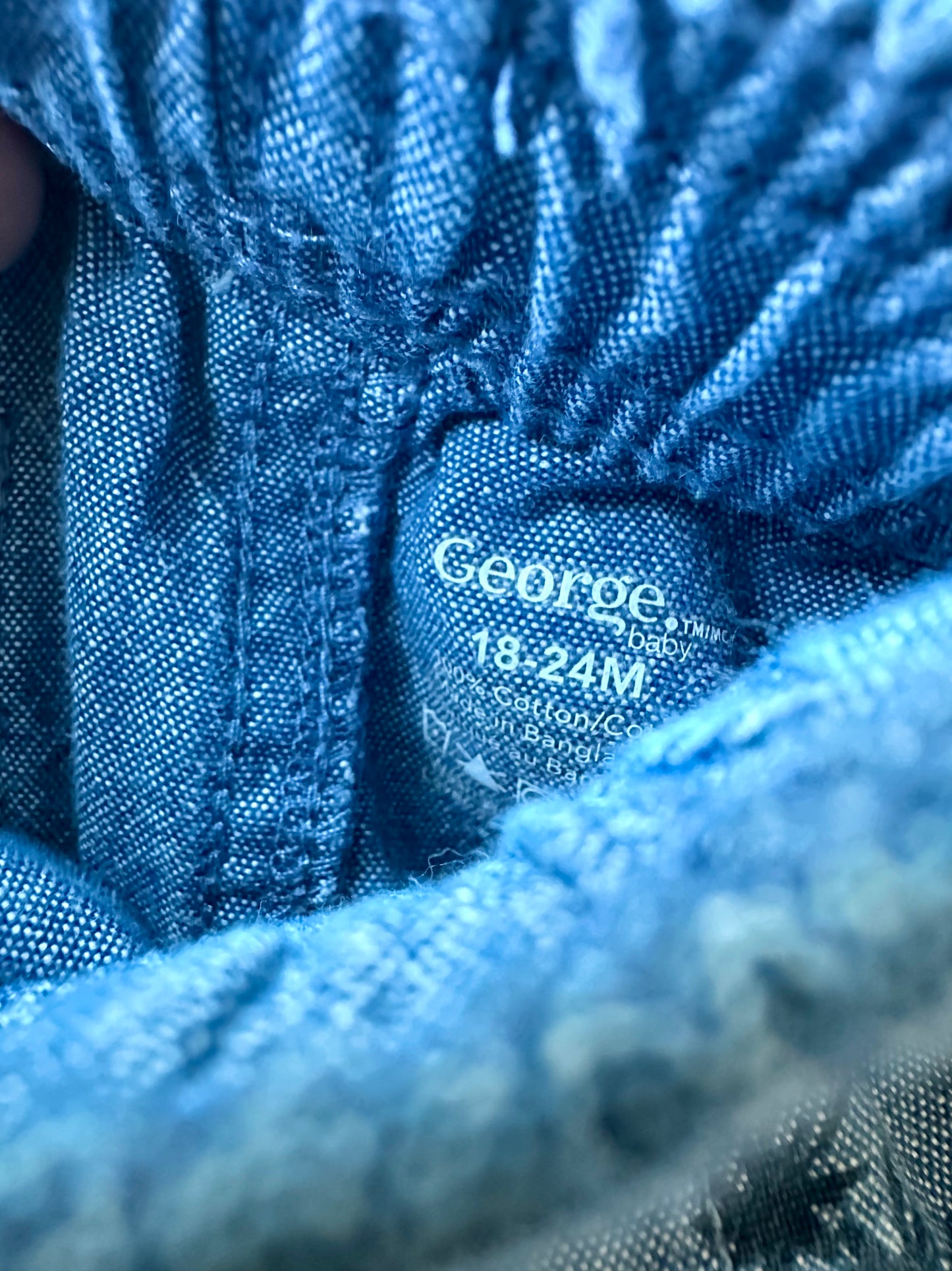 Good Vibes Blue Shorts / 18-24m