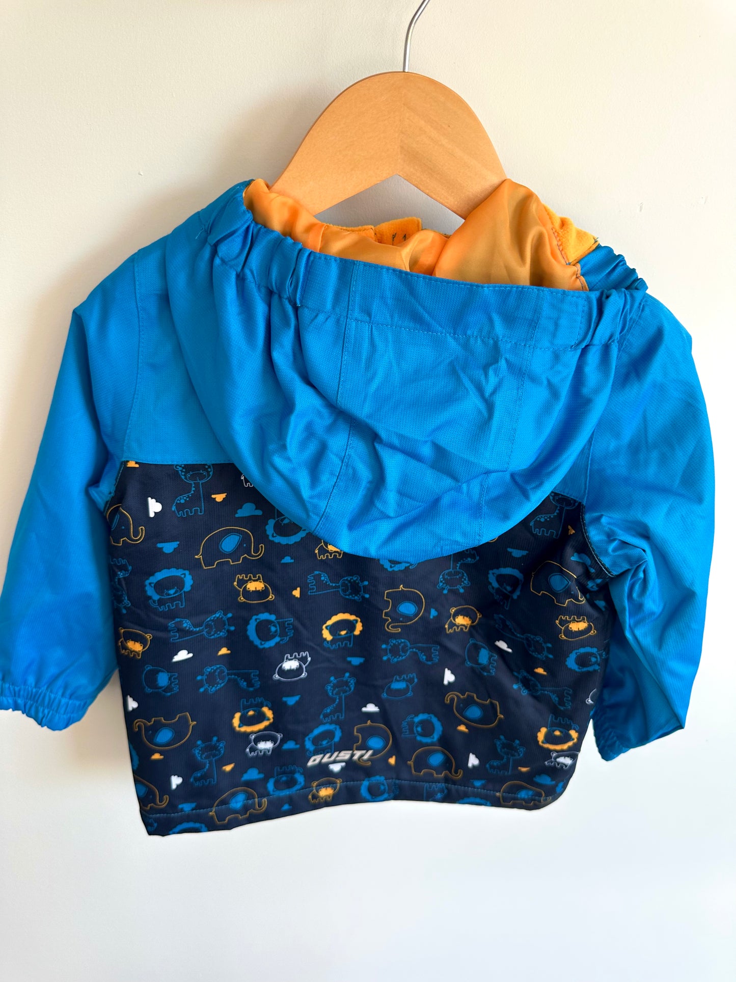Gusti Blue Dinosaur Rain Jacket (With Tags) / 3T