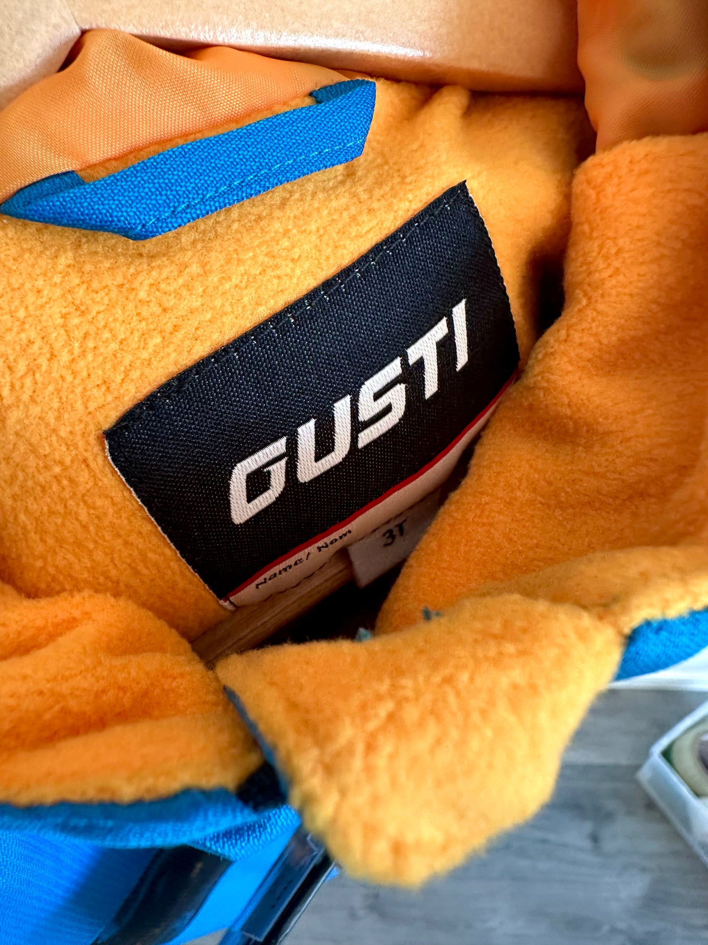 Gusti Blue Dinosaur Rain Jacket (With Tags) / 3T
