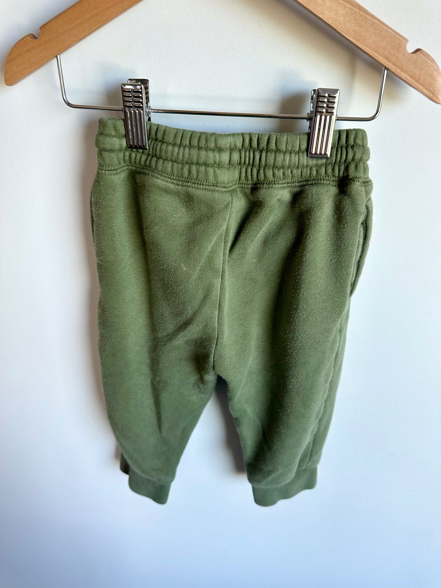 Green Drawstring Tapered Pants / 18-24m
