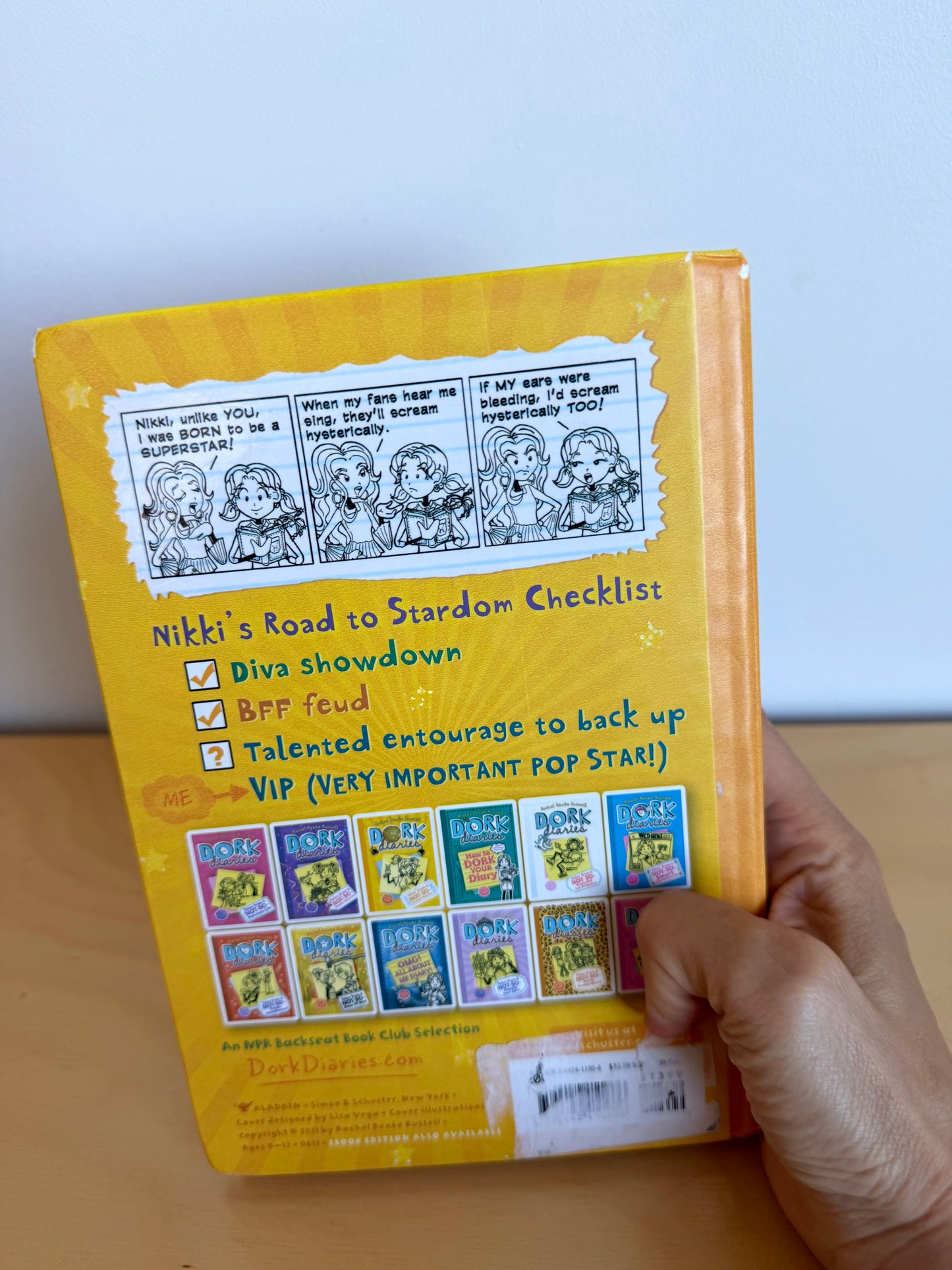 Dork Diaries: Tales From a Not-So-Talented Pop Star Book / 8-11 years (No Shipping)