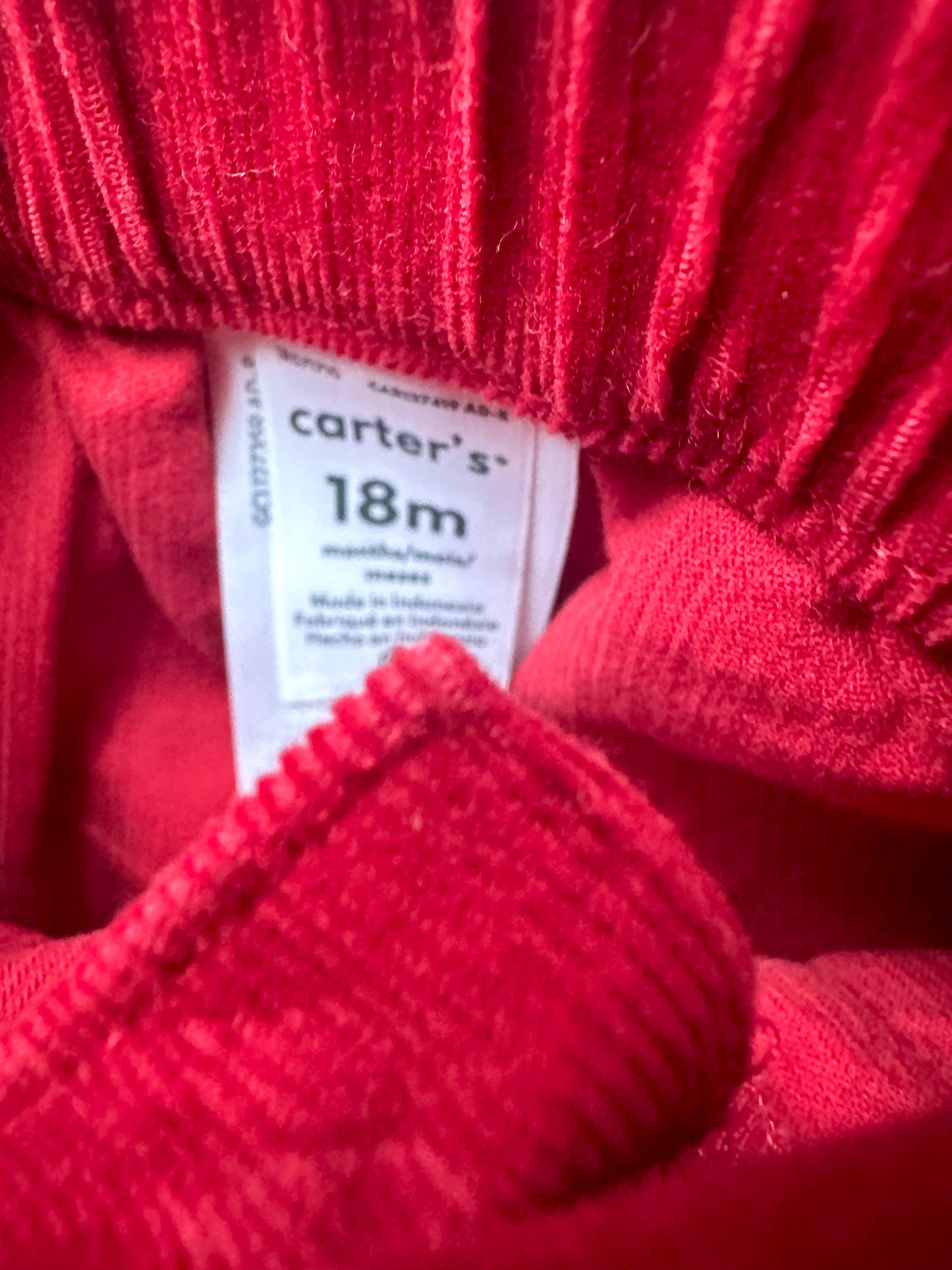 Red Cord Pants / 18m