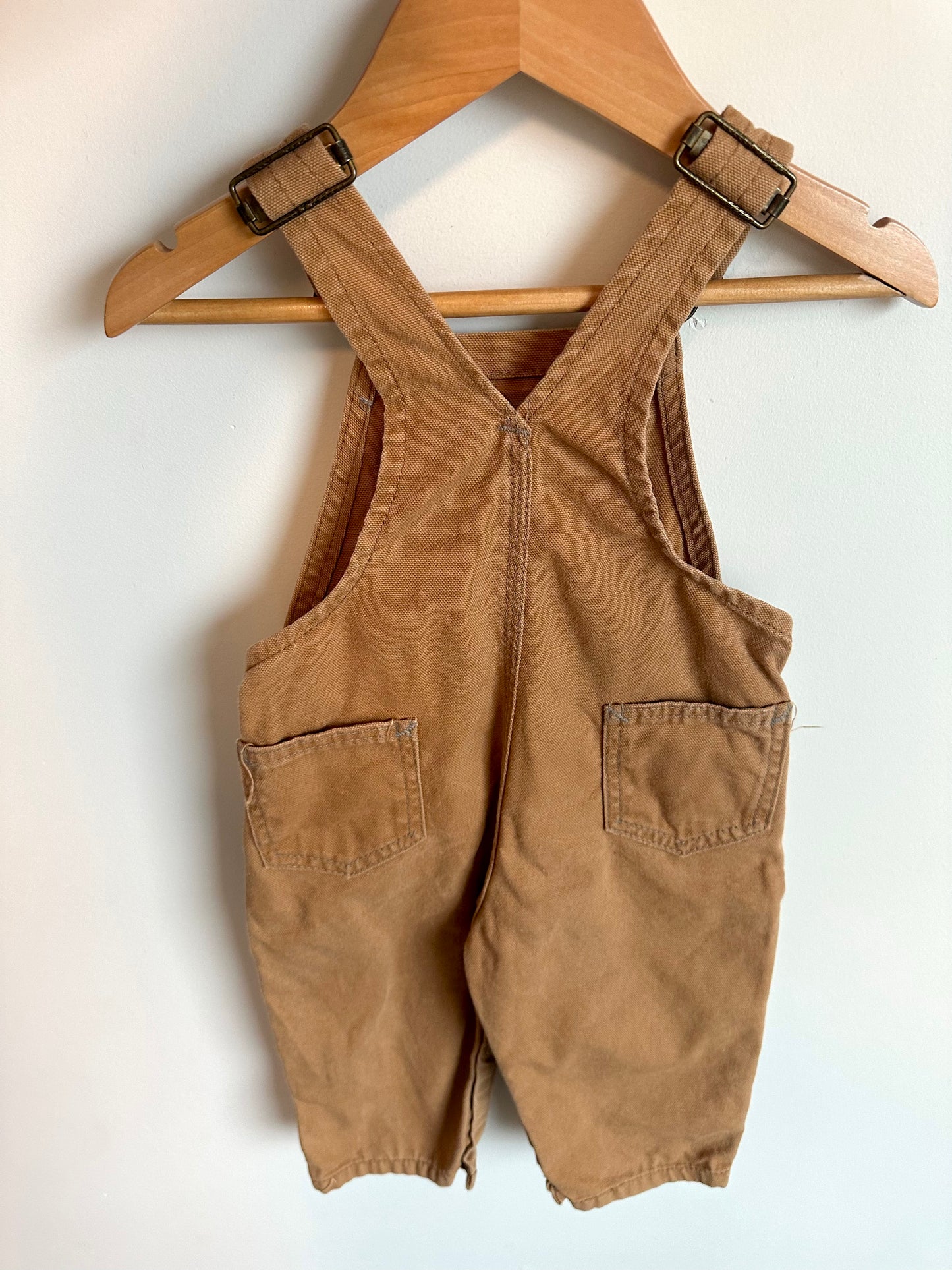 Tan Carhartt Overalls / 12-18m