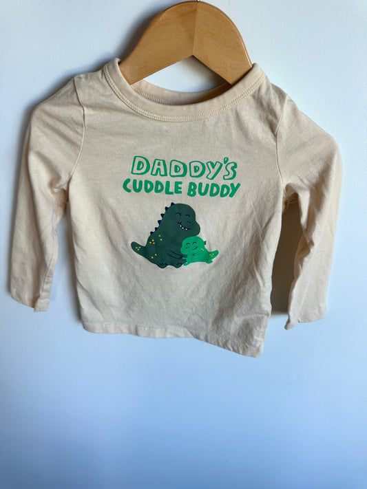 Daddy's Cuddle Buddy Top / 18-24m