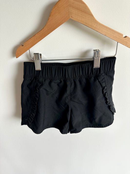 Black Ruffle Active Shorts  / 8 years