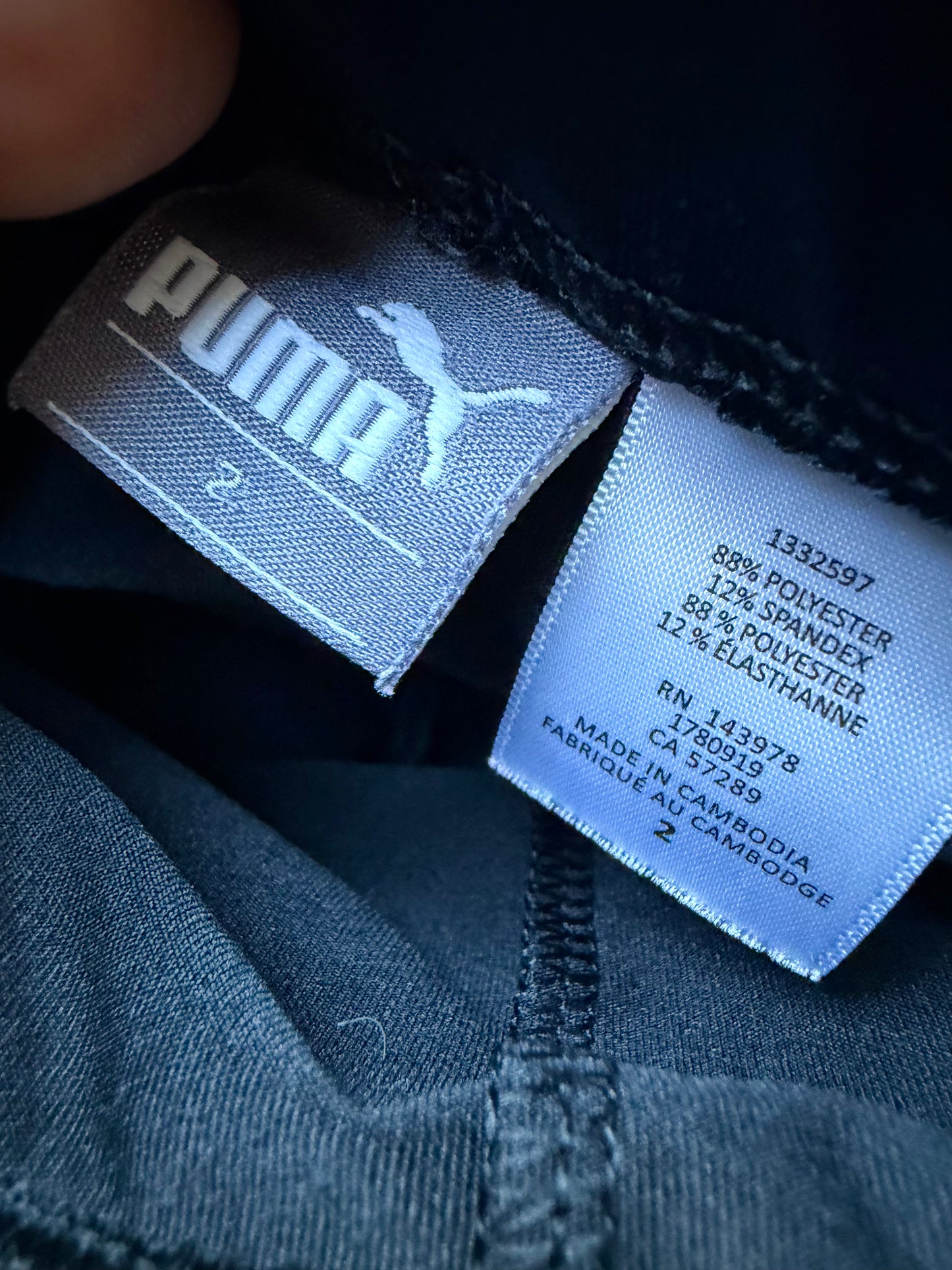 Puma Athletic Black Leggings / 24m