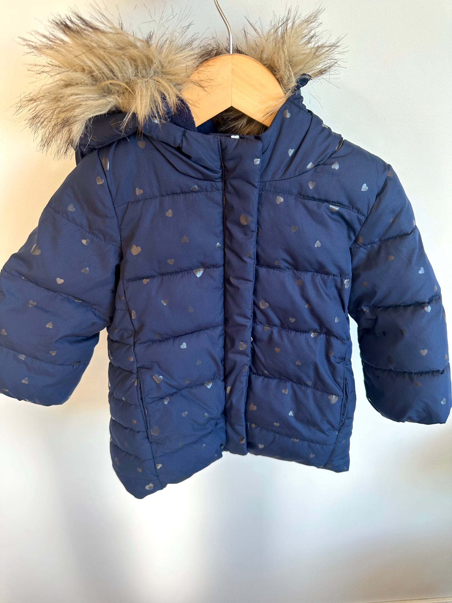 Gap Navy Fleece Lined Jacket / 18-24m