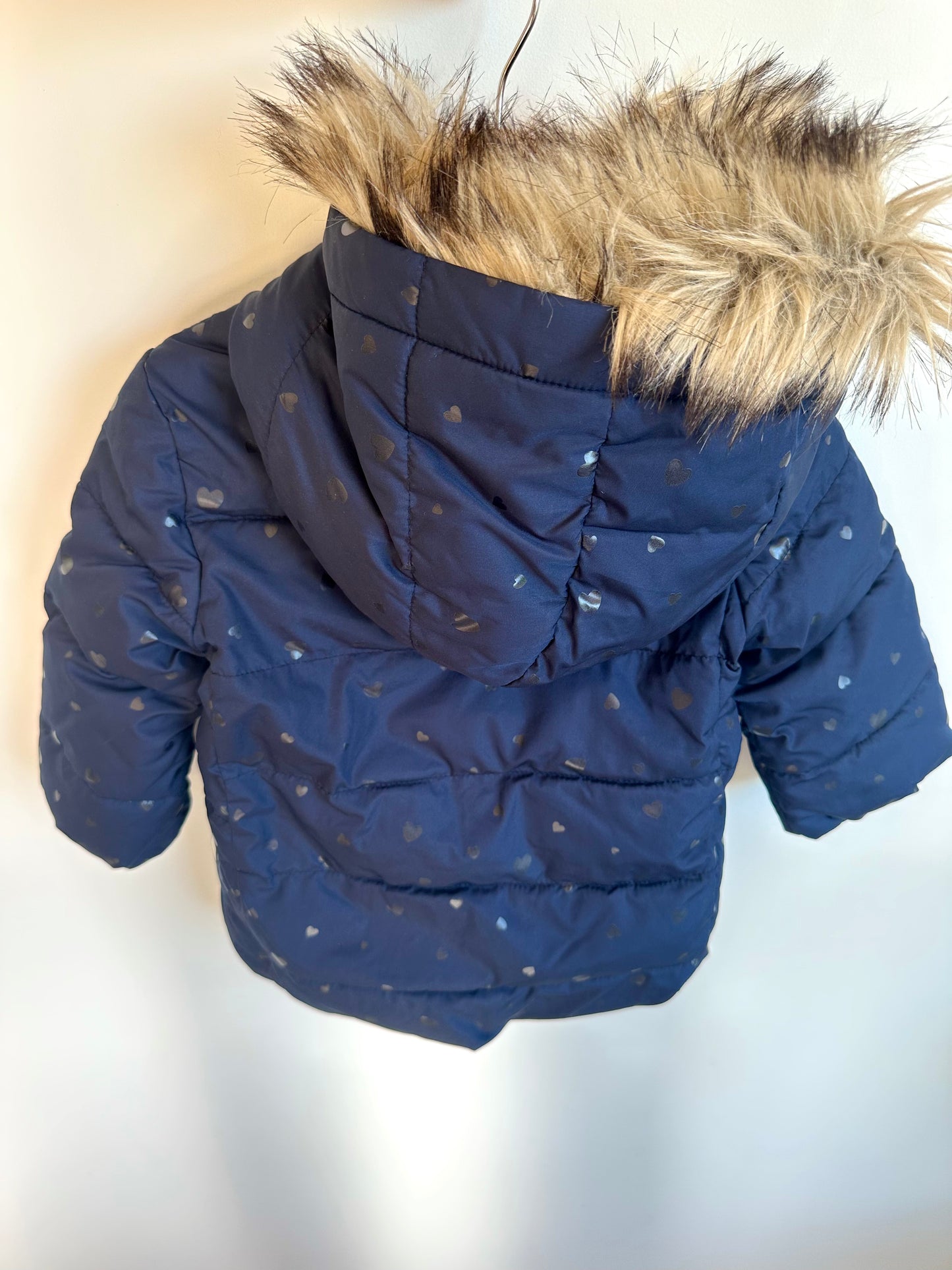 Gap Navy Fleece Lined Jacket / 18-24m